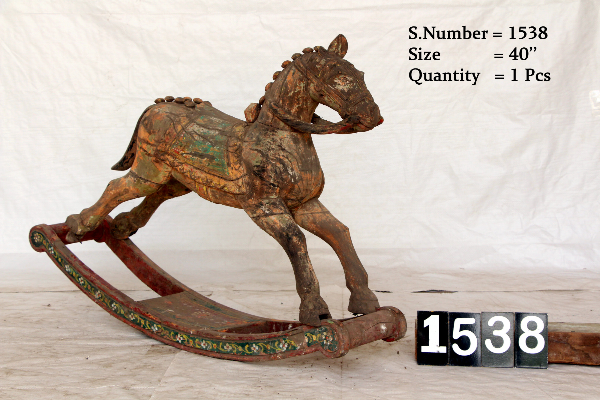 Rocking Vintage wooden horse