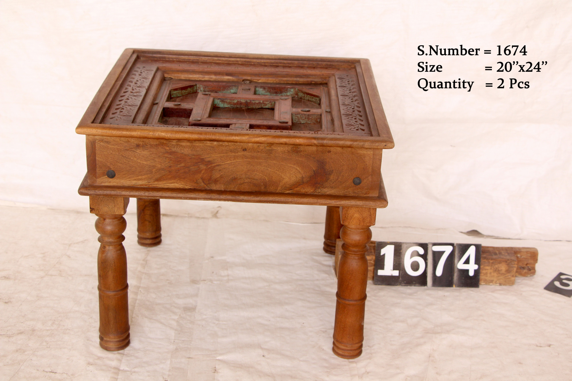 Vintage Carved side Table