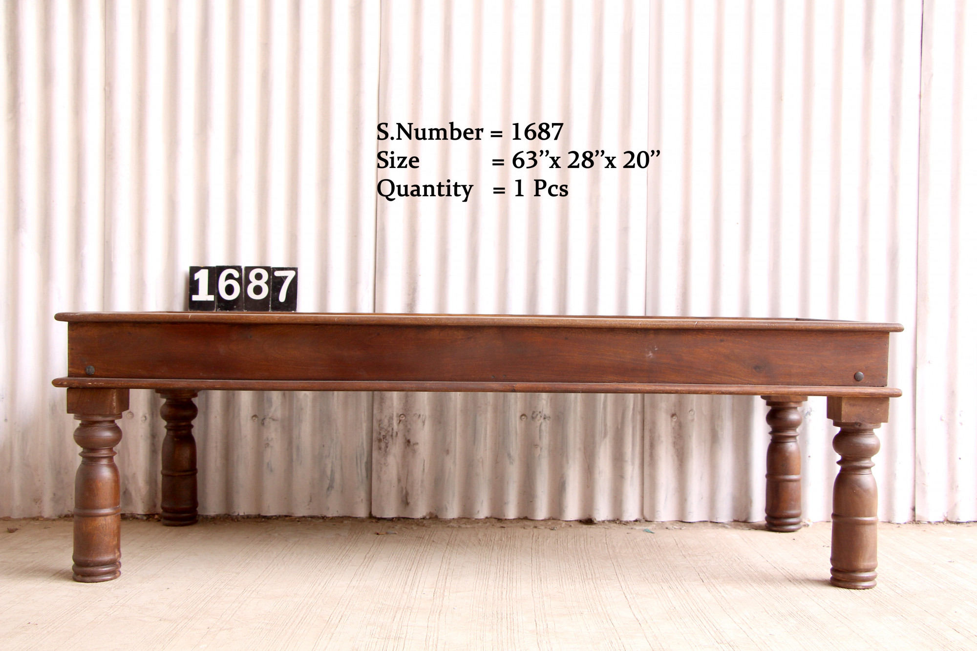 Vintage Carved coffee Table