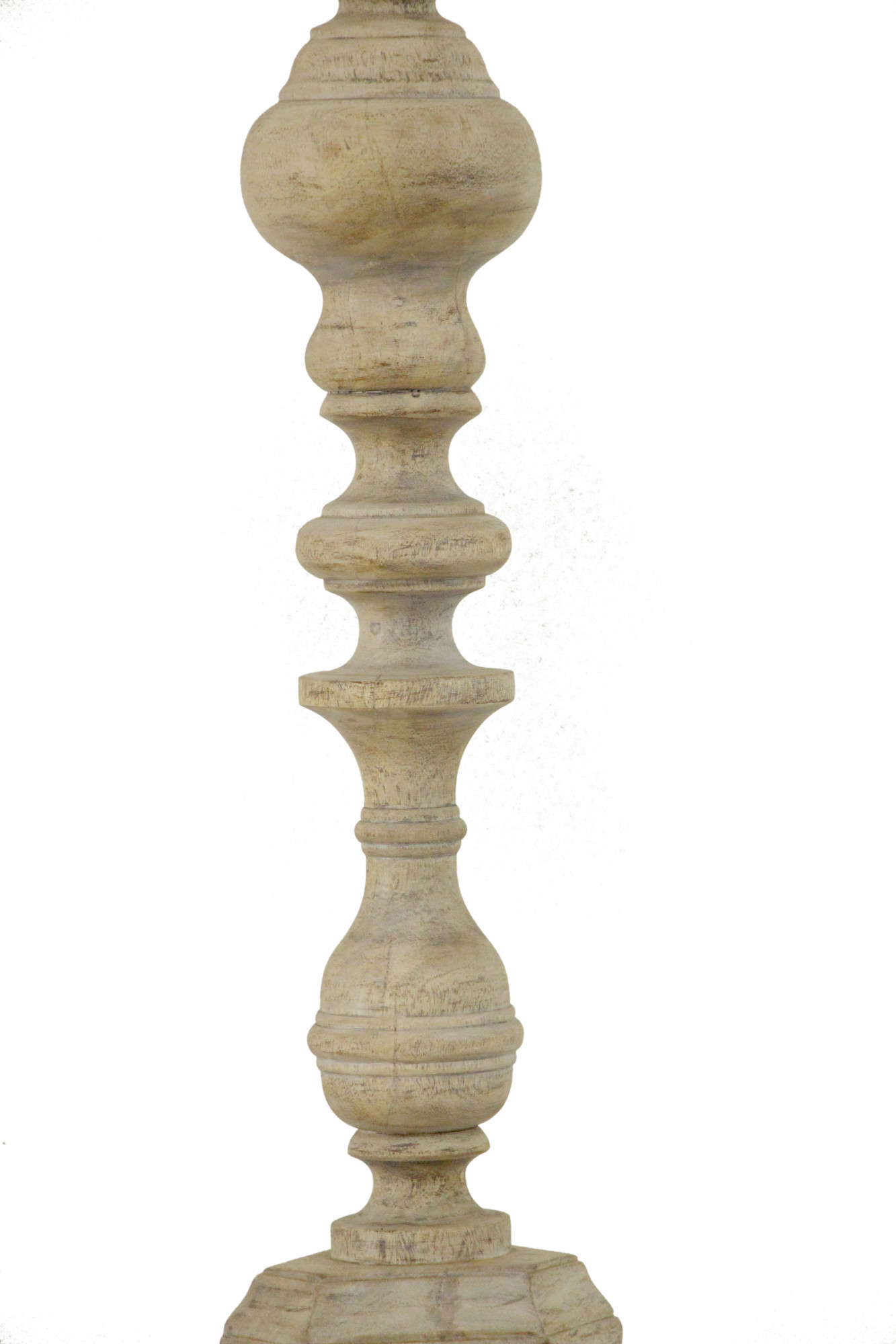 Stately wooden candle stand