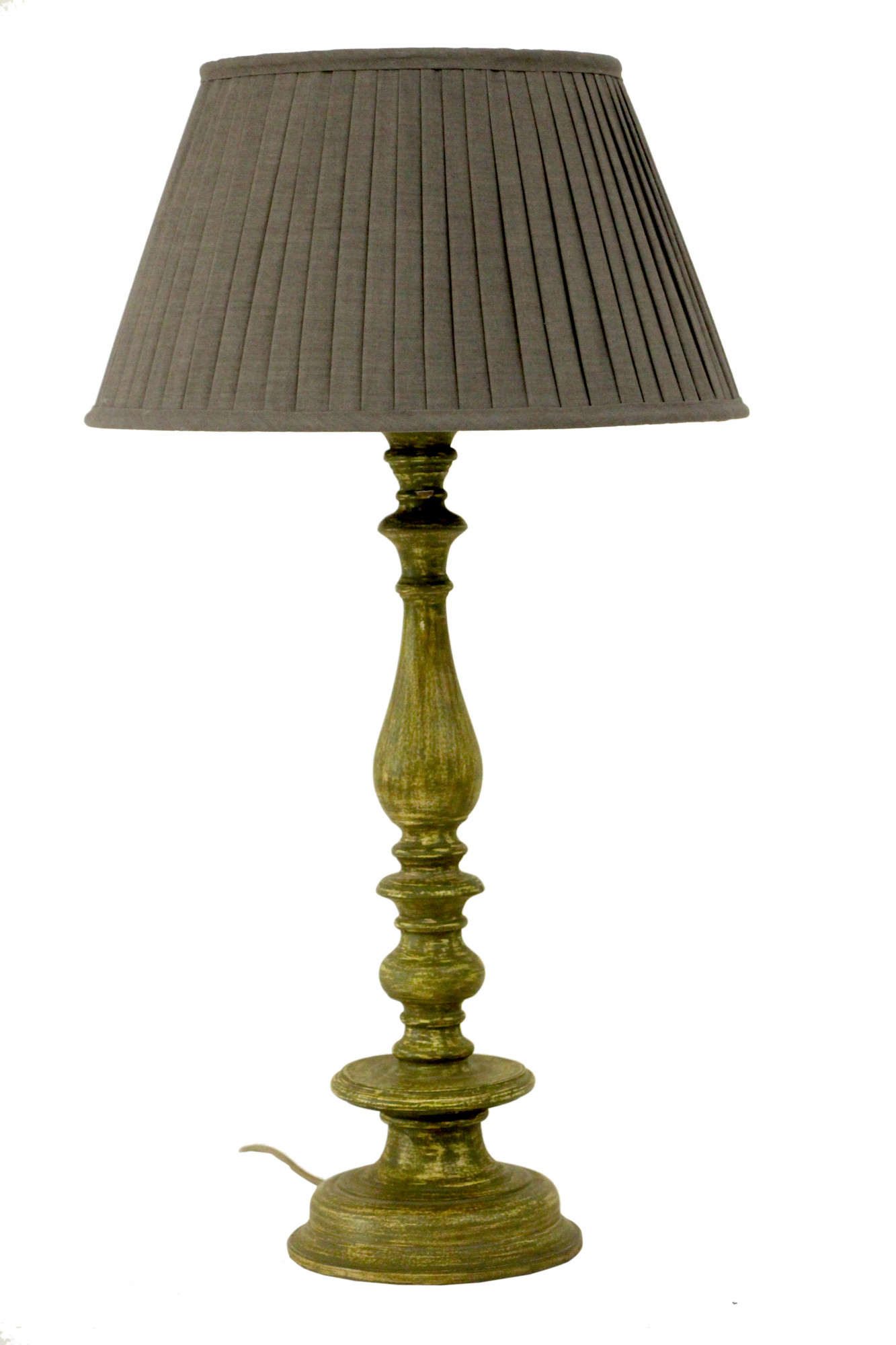 Classic Wooden Turned Table Lamp