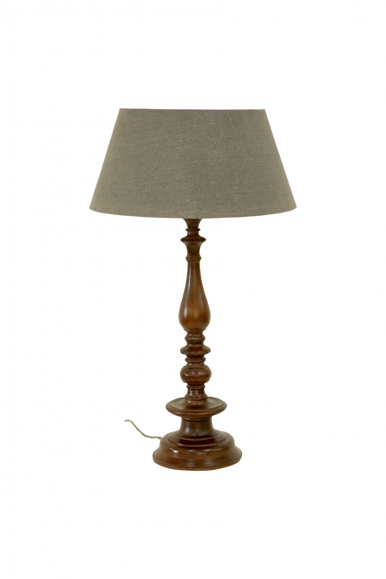 Classic Wooden Turned Table Lamp