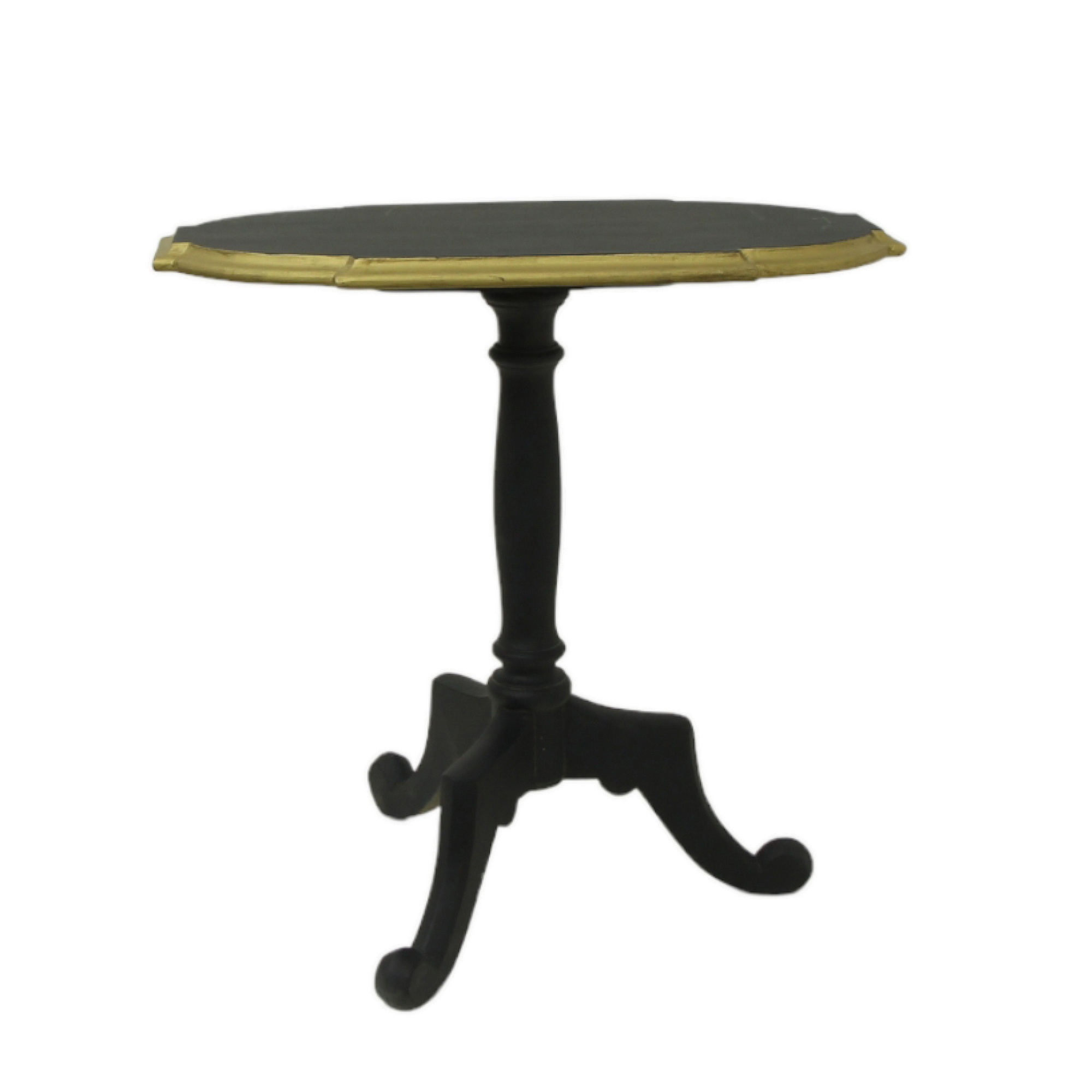 Tripod base pedestal table