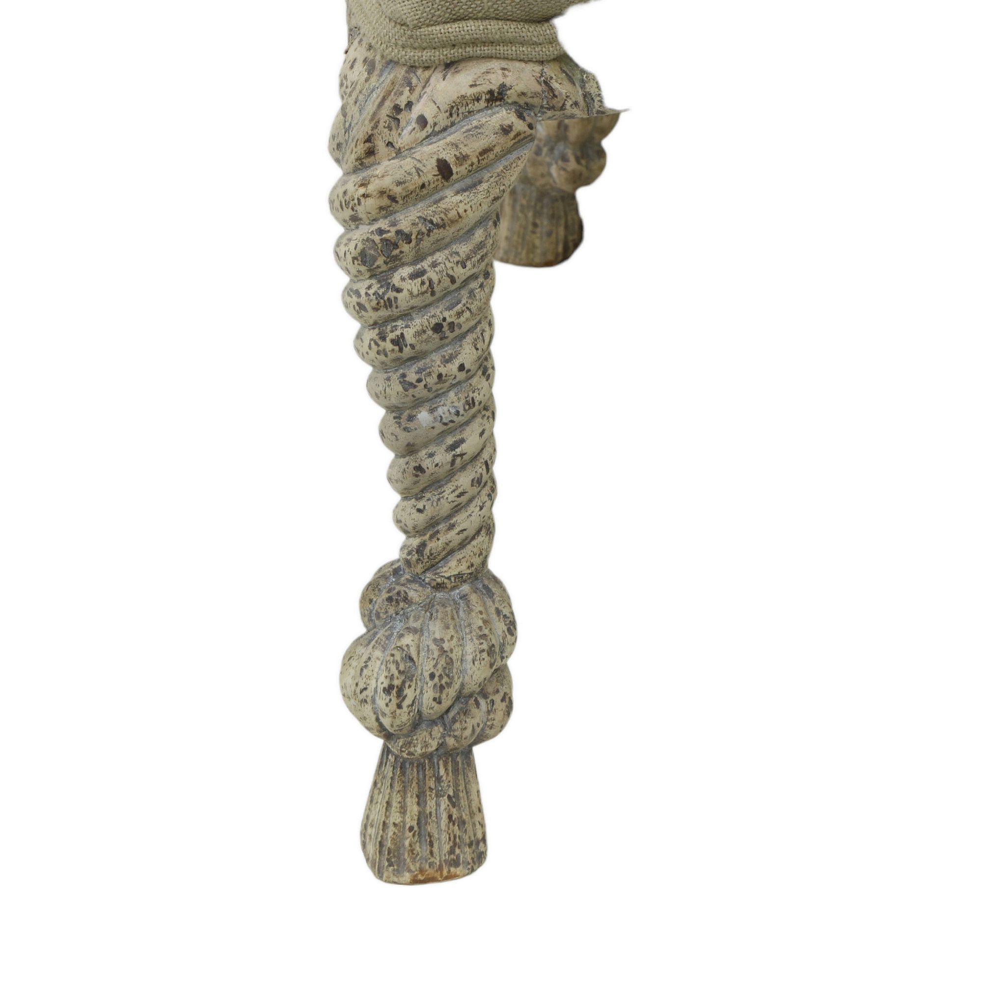 Twisted rope loveseat sofa