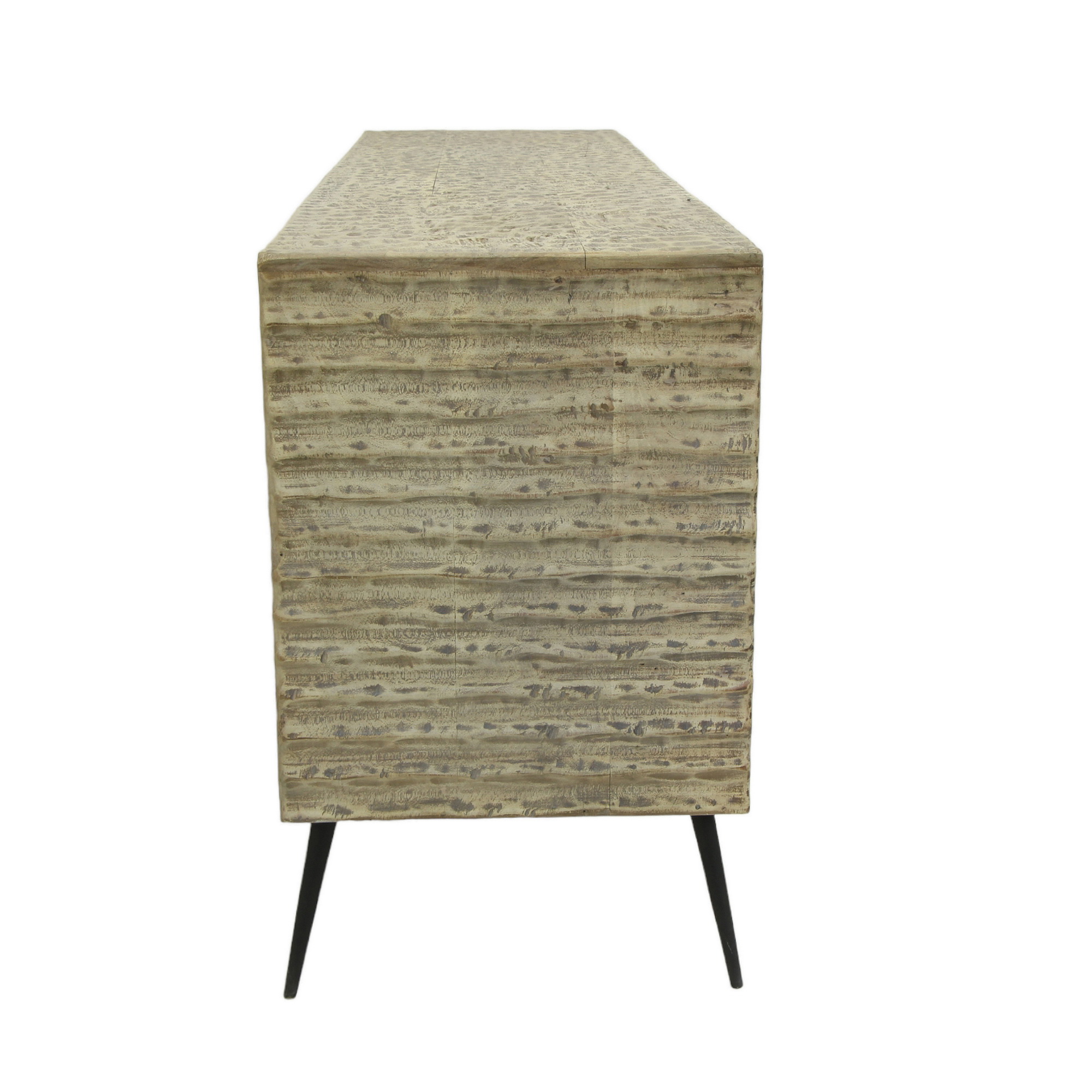 Hand hewn sideboard