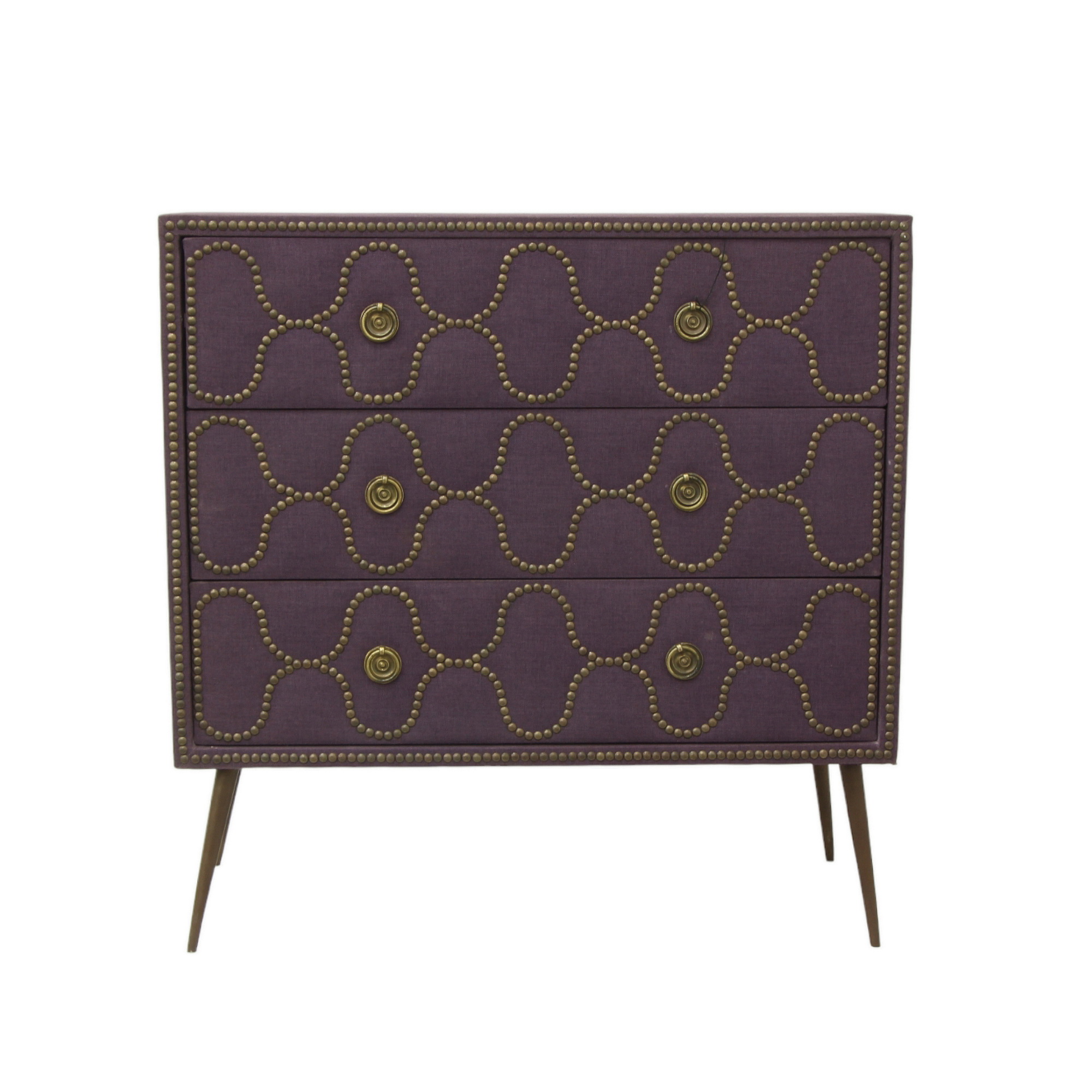 Linen chest of drawer- purple