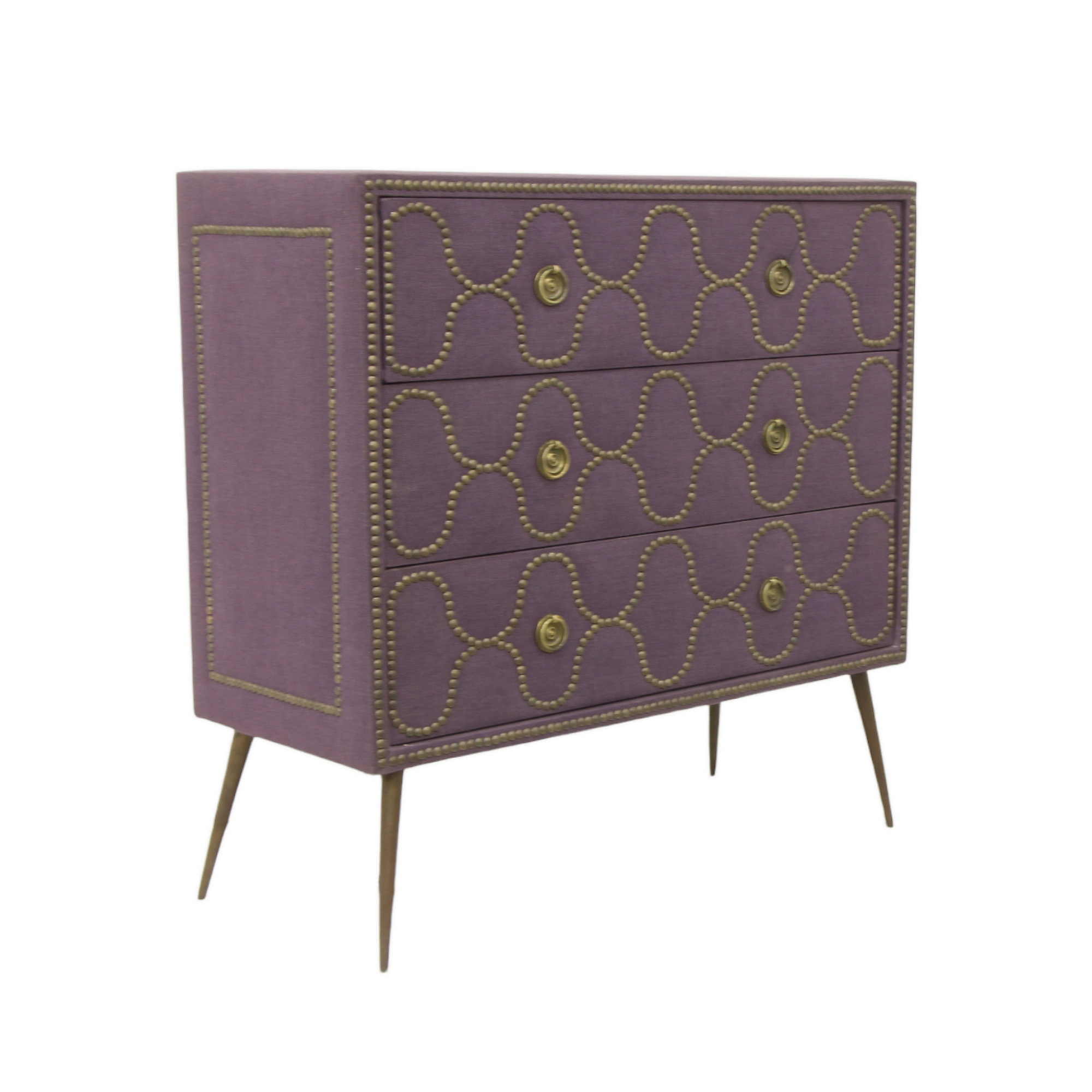 Linen chest of drawer- purple
