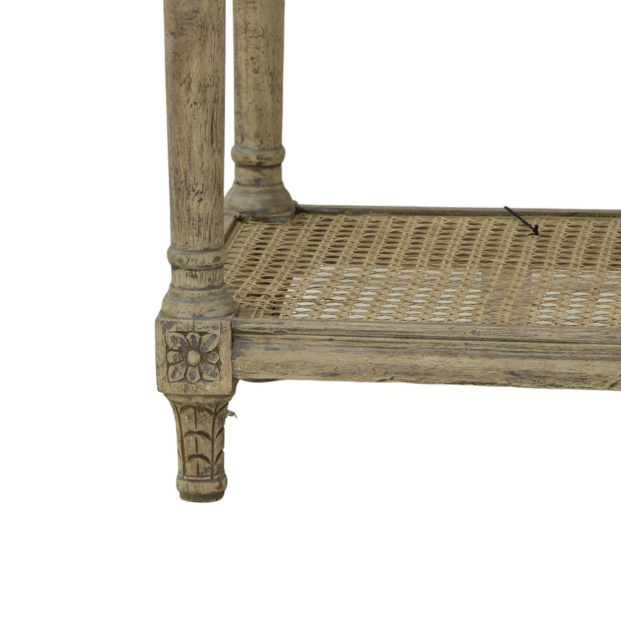 Carved French side table