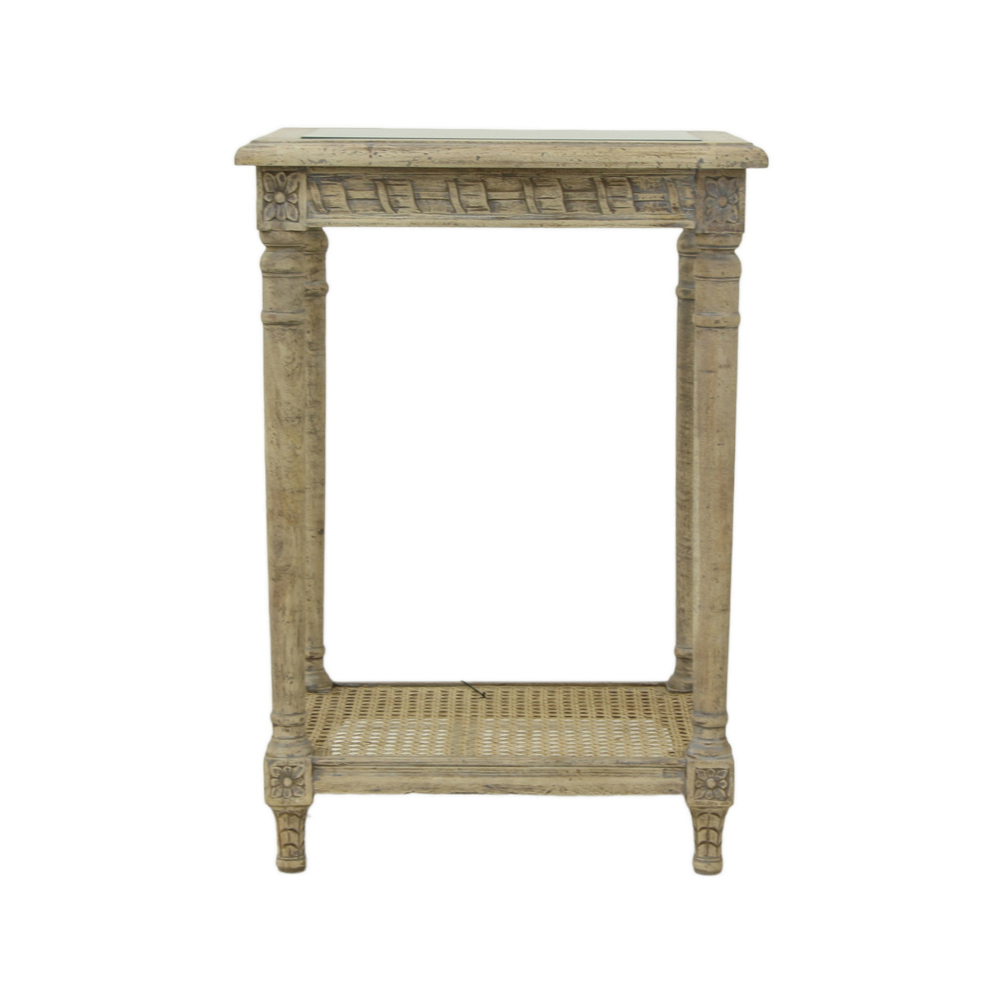 Carved French side table