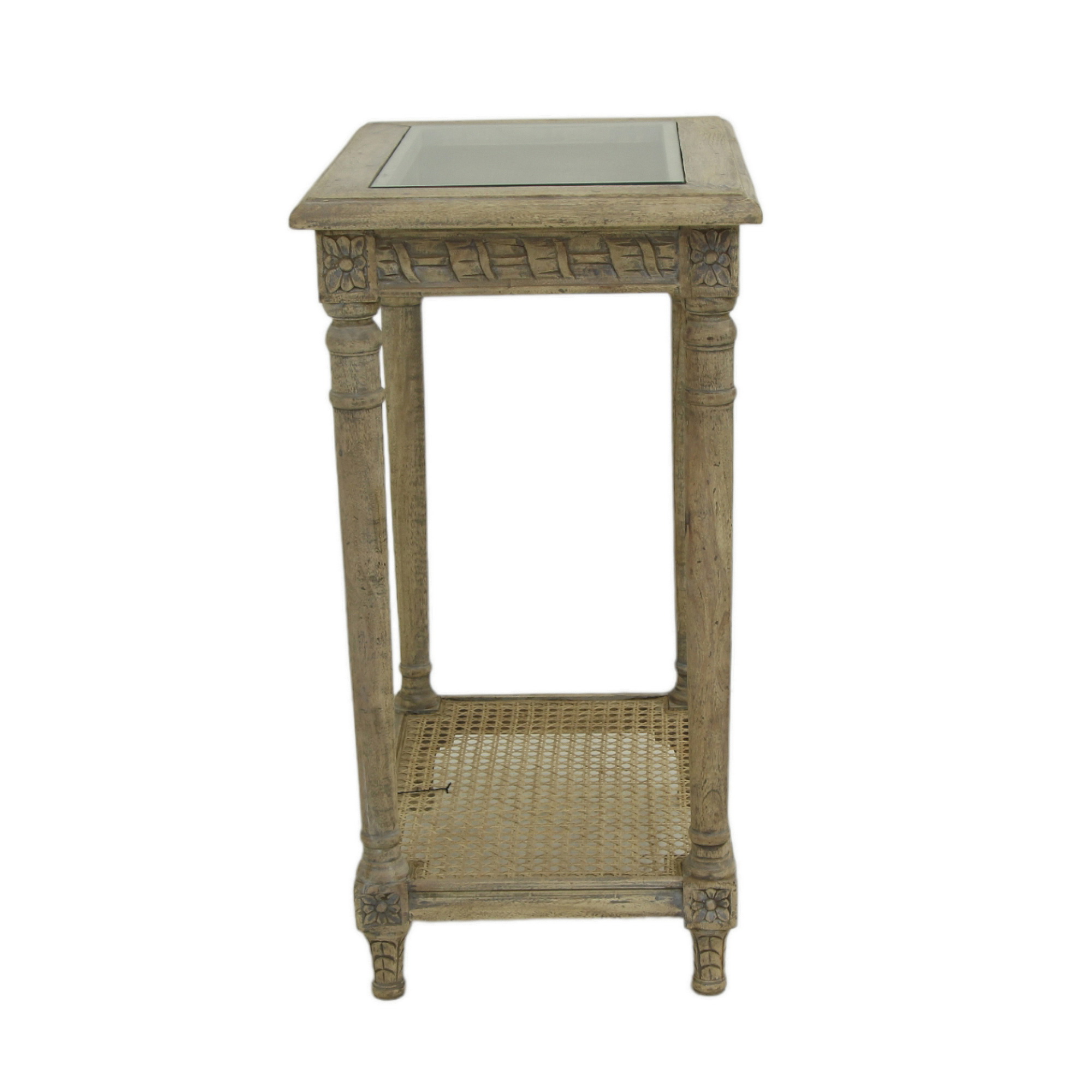 Carved French side table