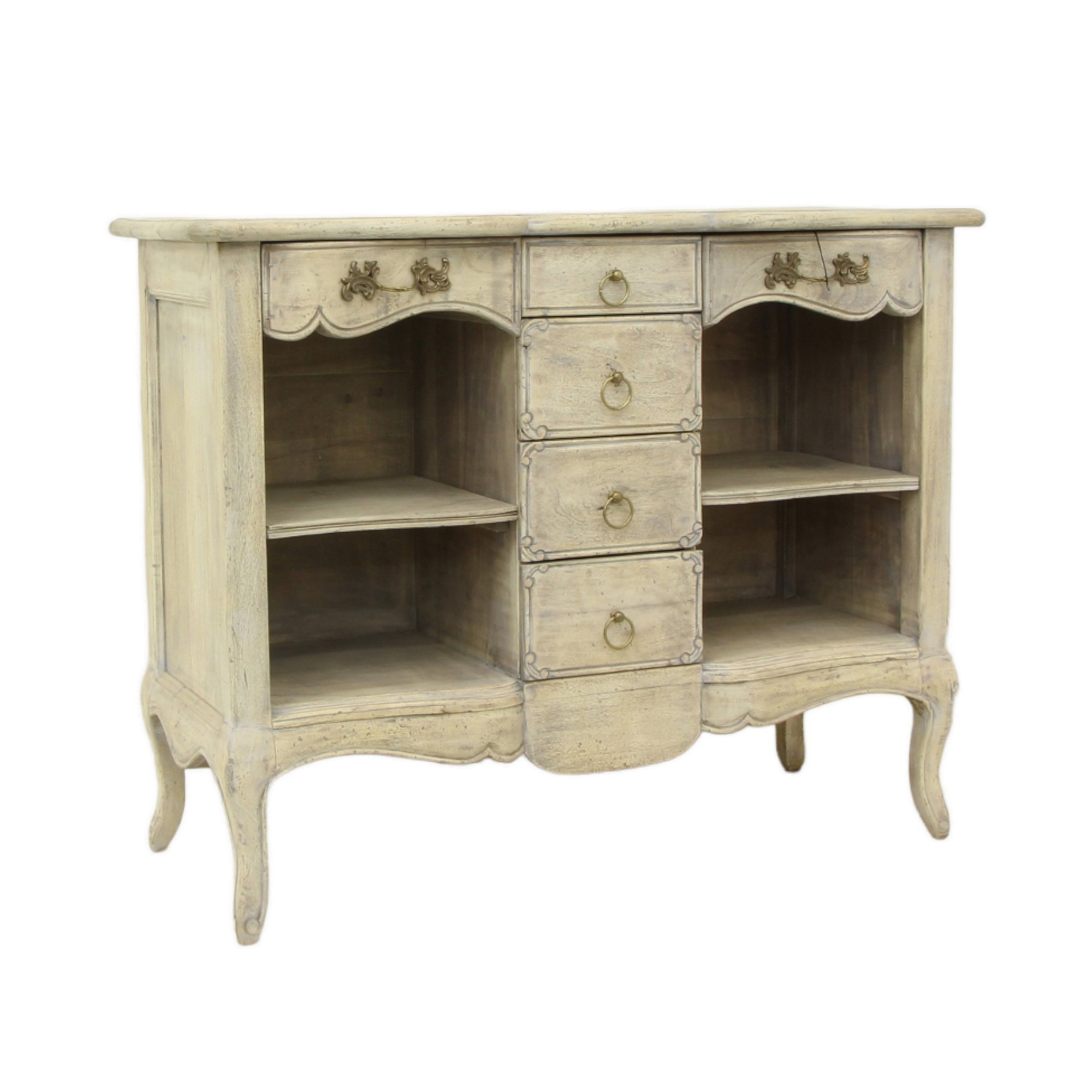 Open carved dresser