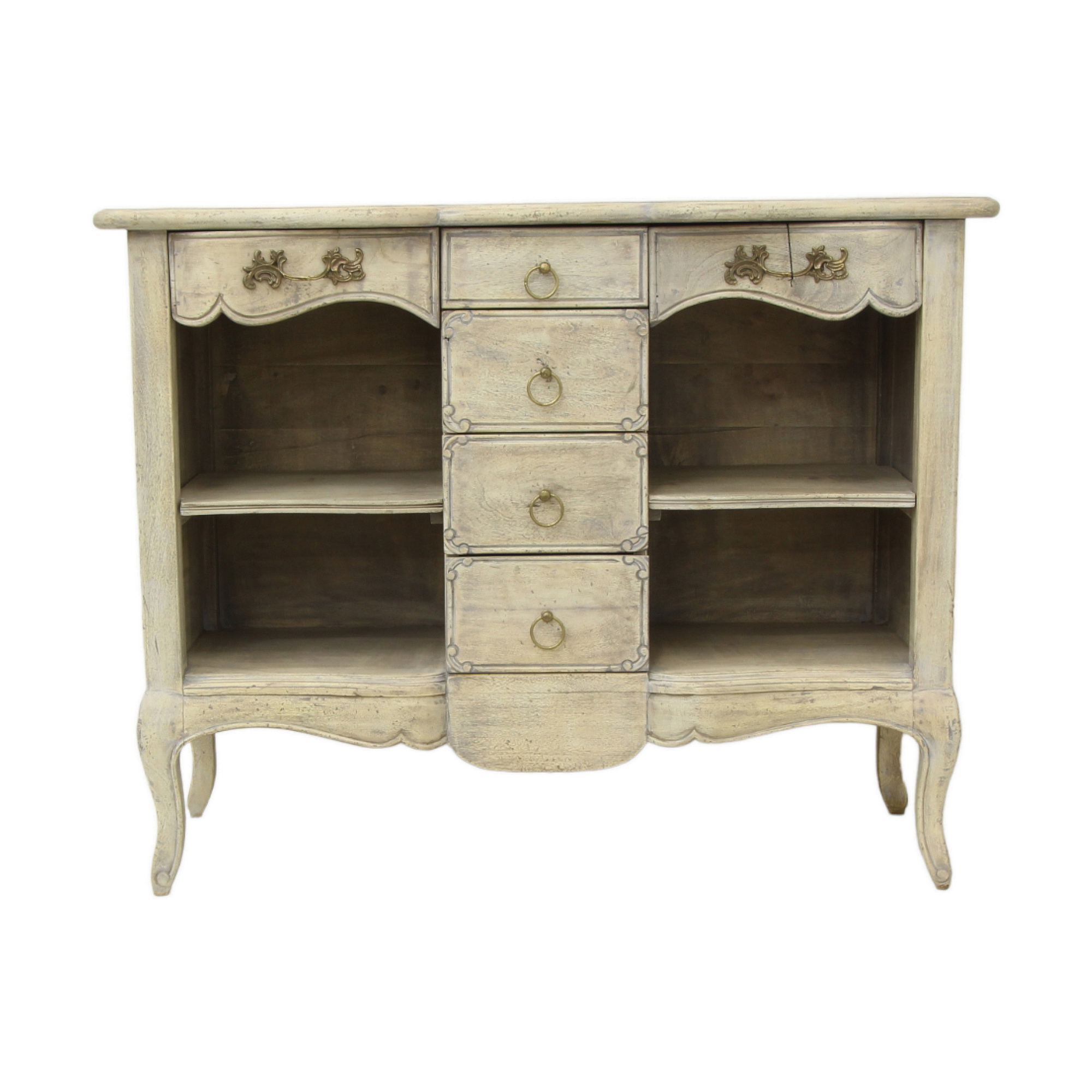 Open carved dresser
