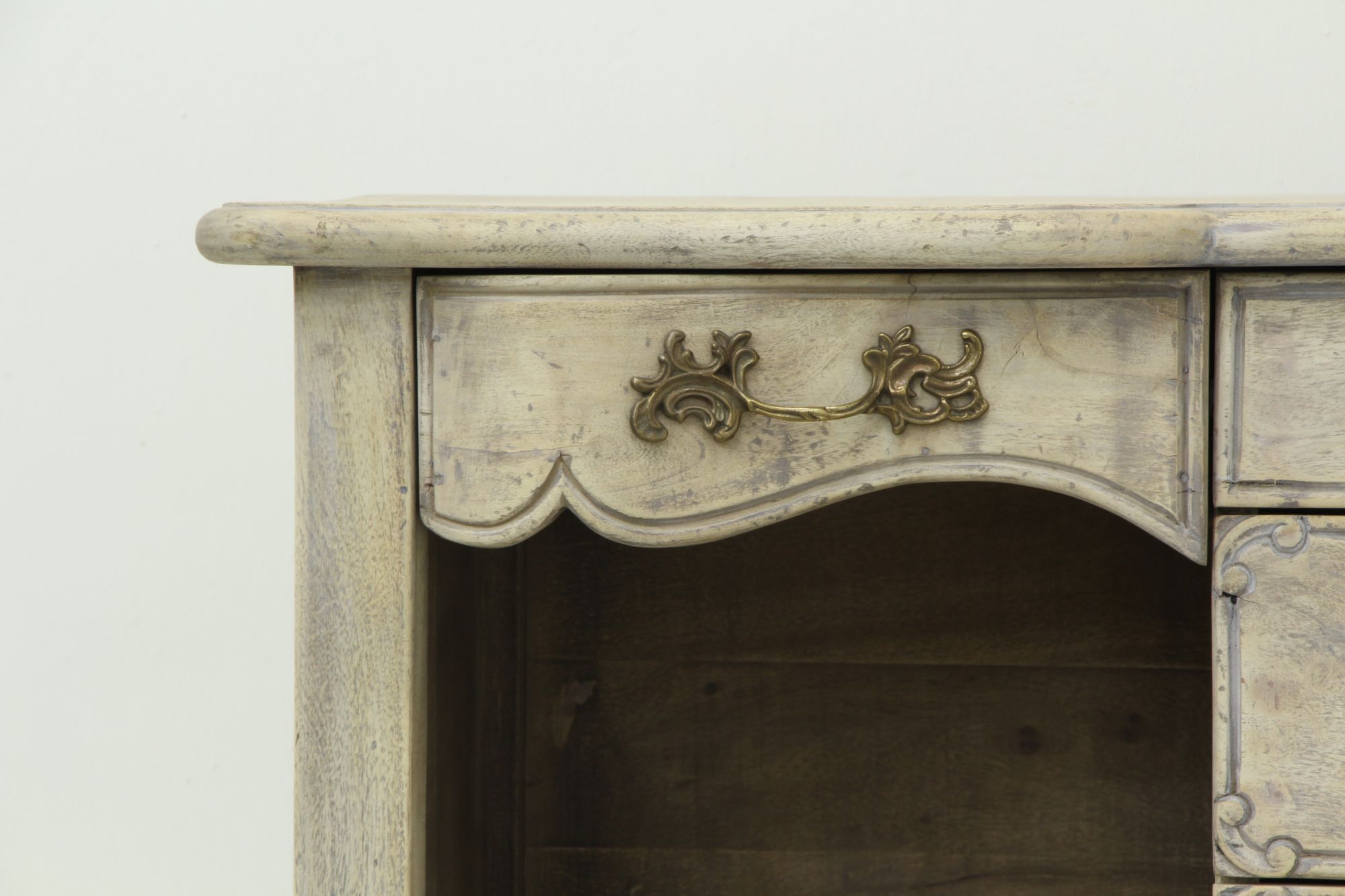 Open carved dresser