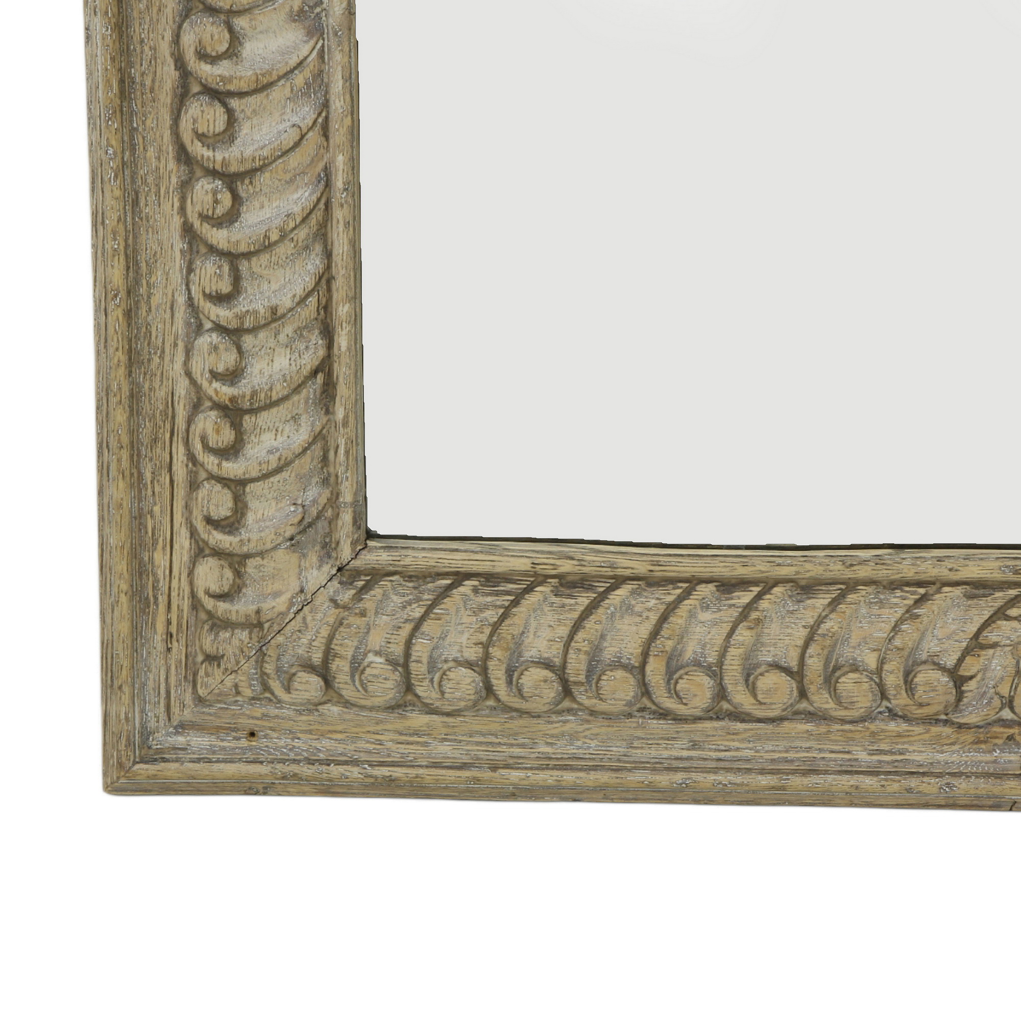 Rustic carved mirror