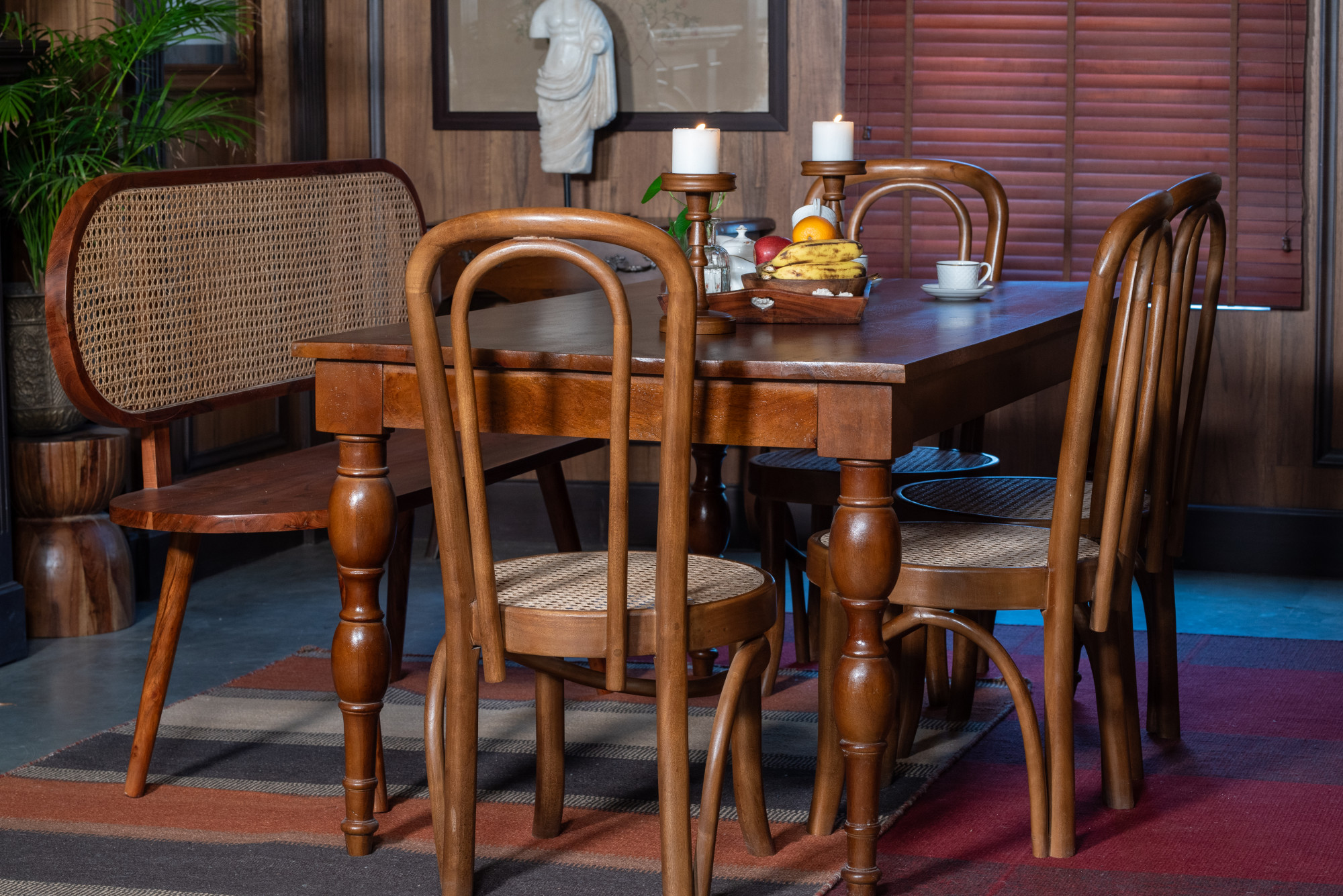 Danish modern canned chair