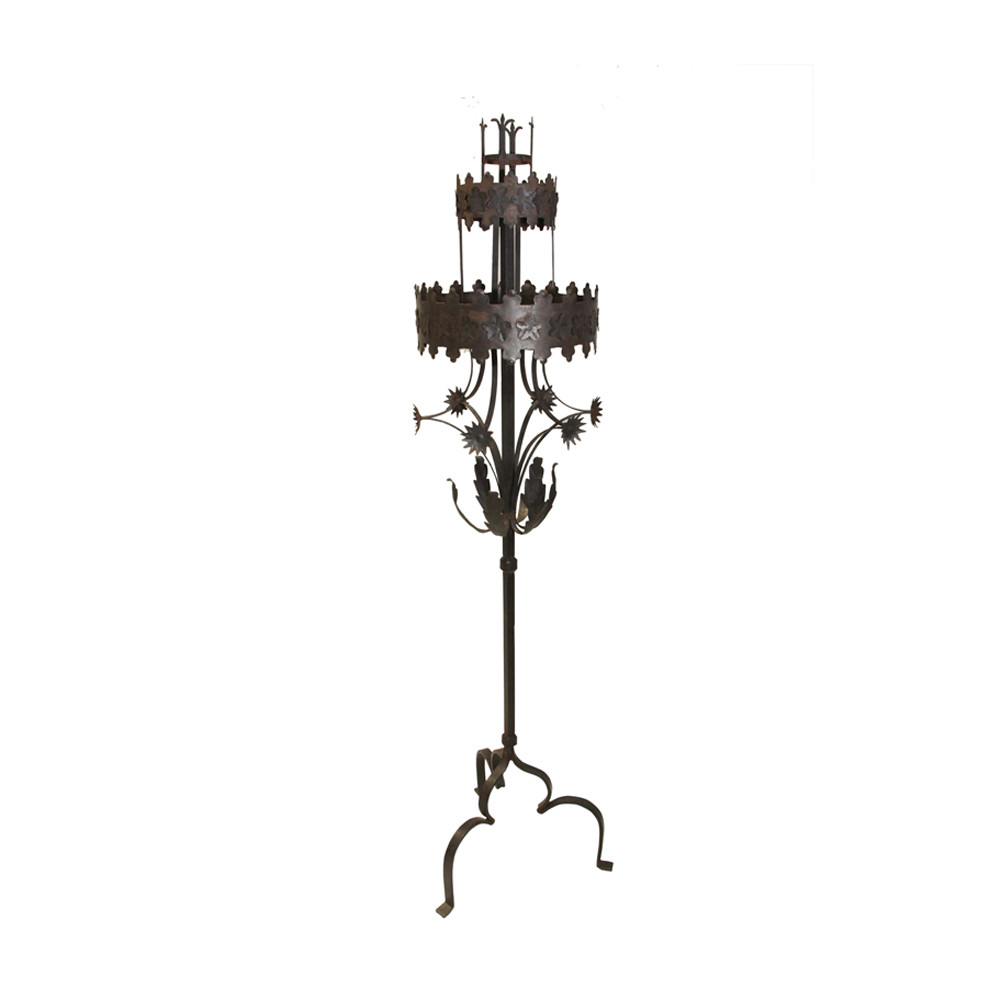 Image of Forged Iron Floor Lamp