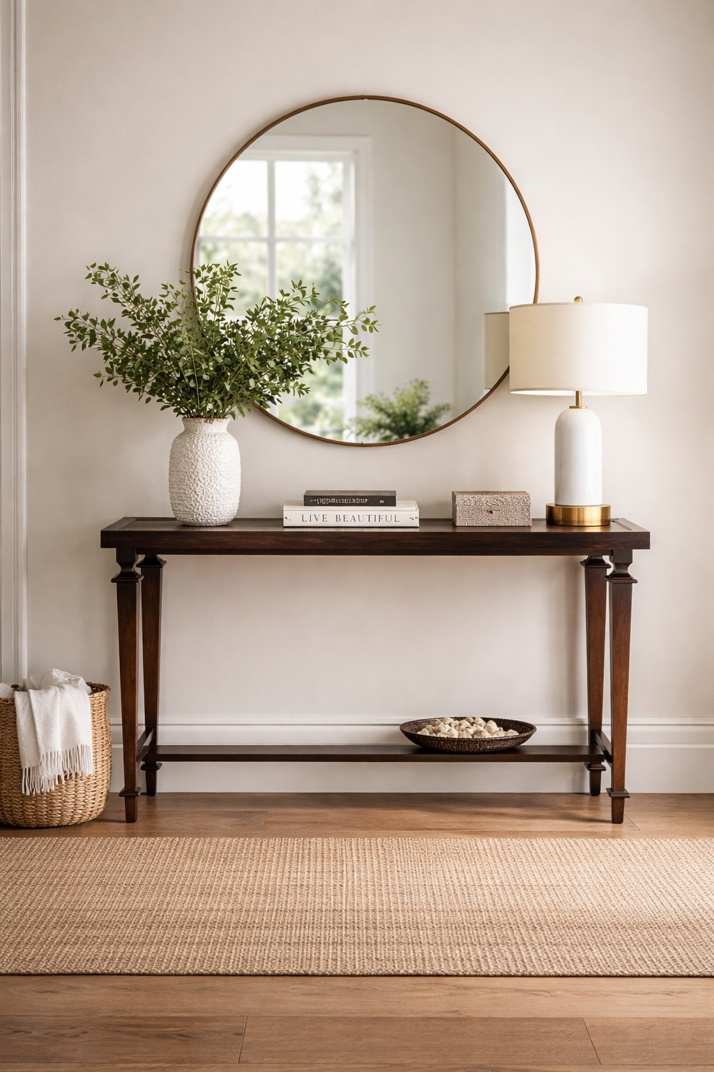 Linea Slim Console Table