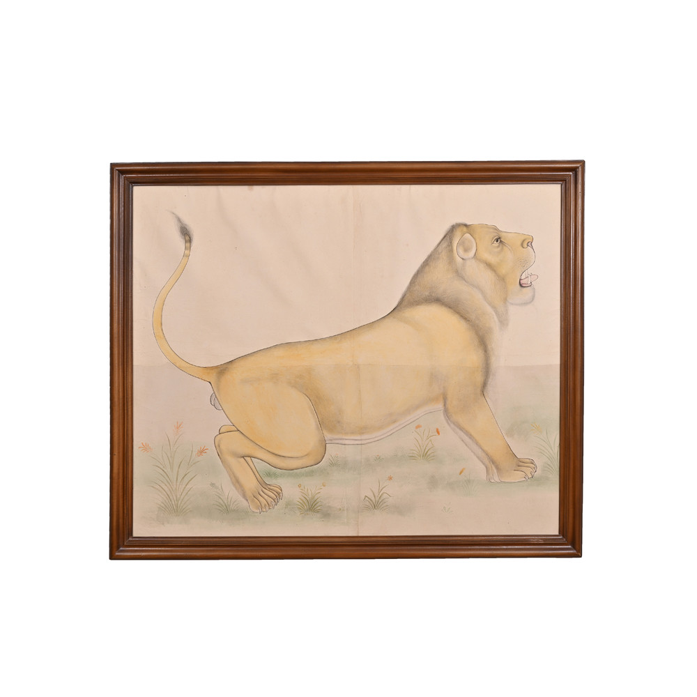 Lion painting