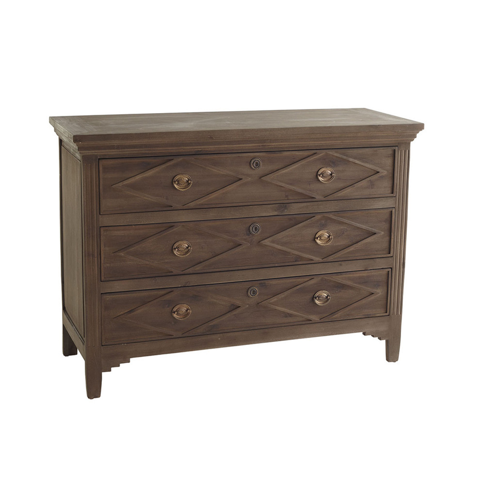 Cottage Diamond 6-Drawer Chest