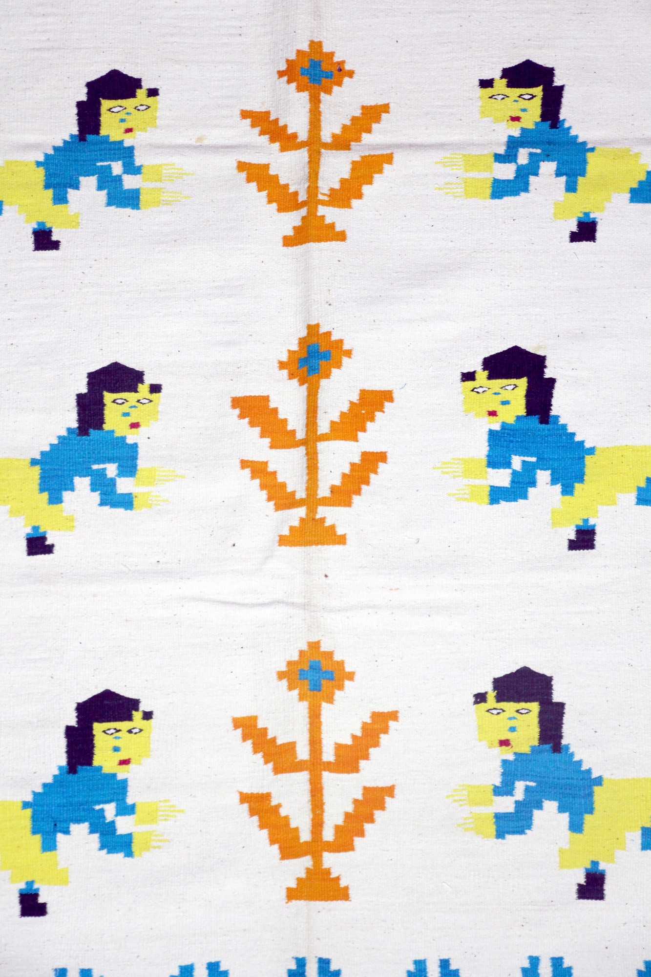 The Garden Keepers Vintage Flatwoven Bridal Dhurrie