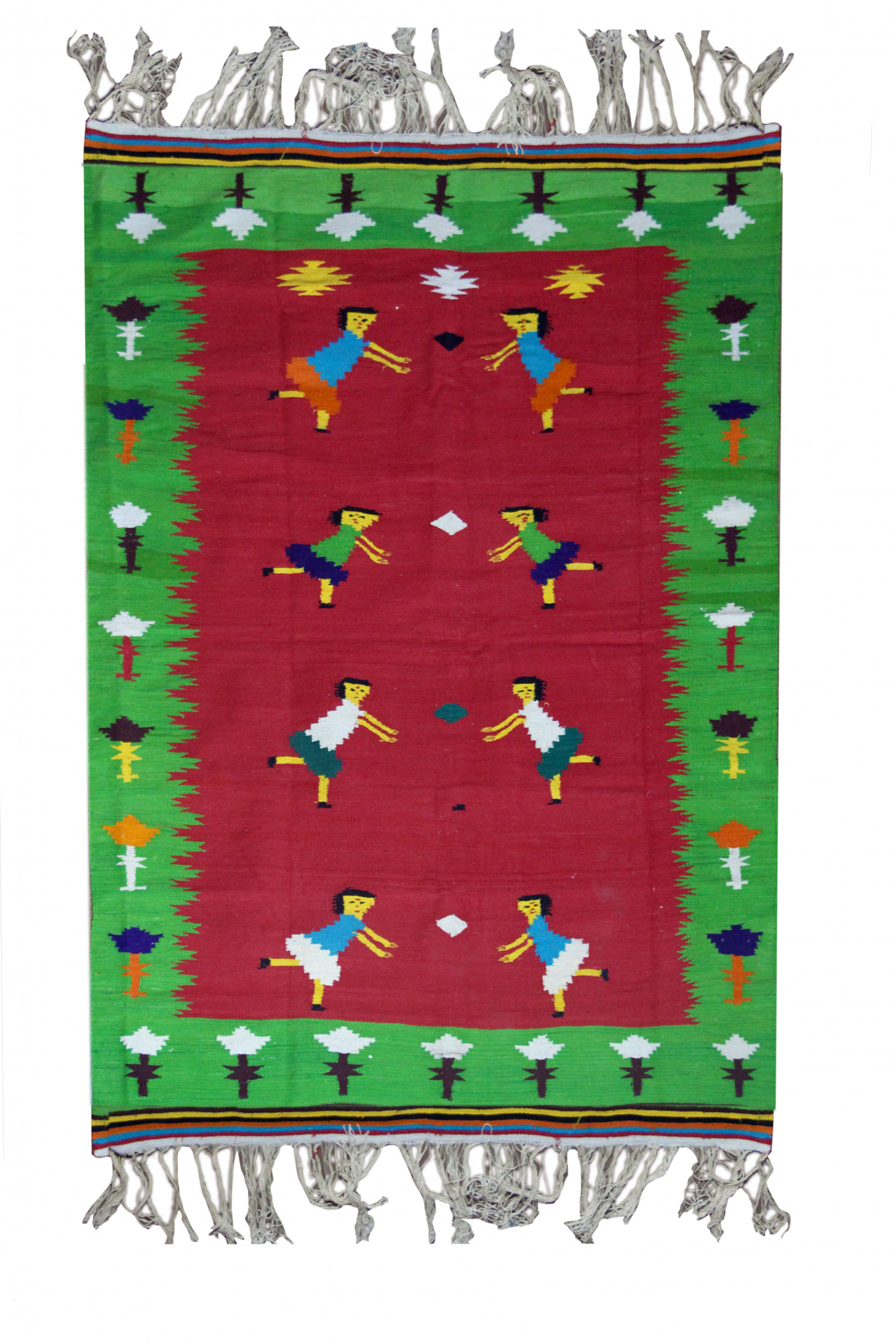 Brides Gathering Vintage Tribal Bridal Dhurrie