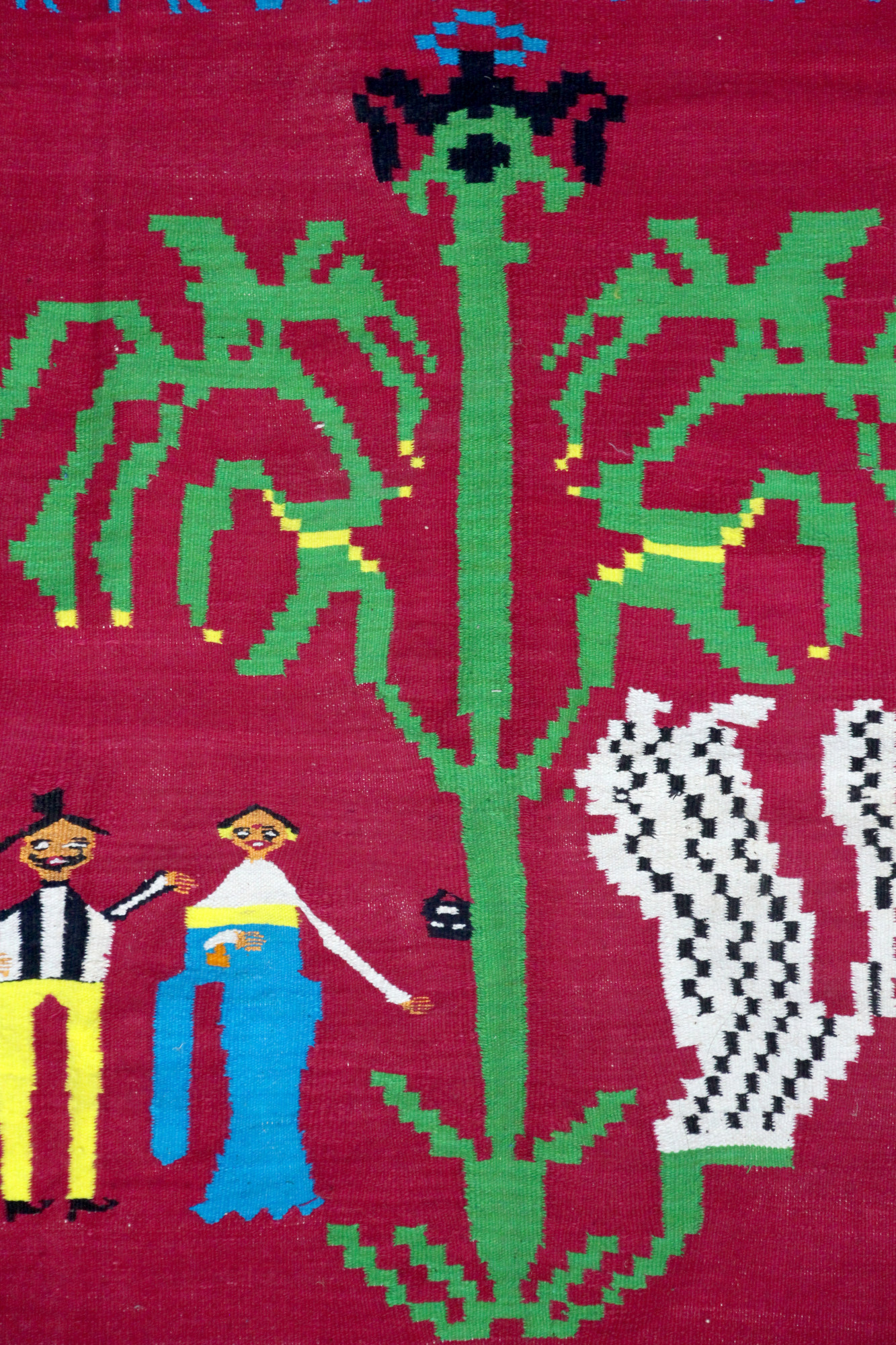 Kikar Kito Folk Wedding Bridal Dhurrie
