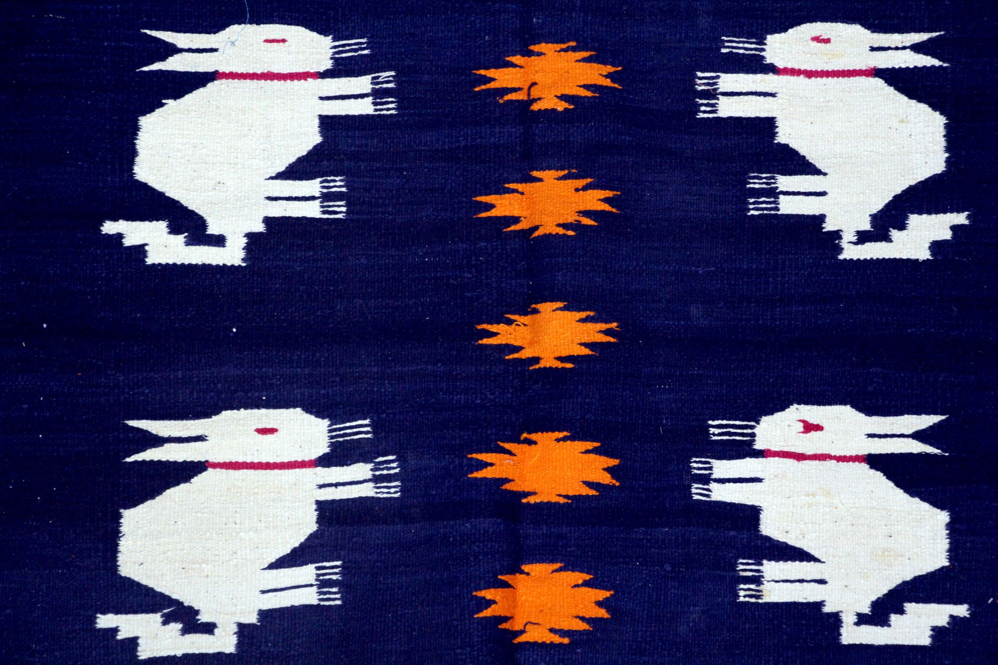 Moon Hare Folk Bridal Dhurrie