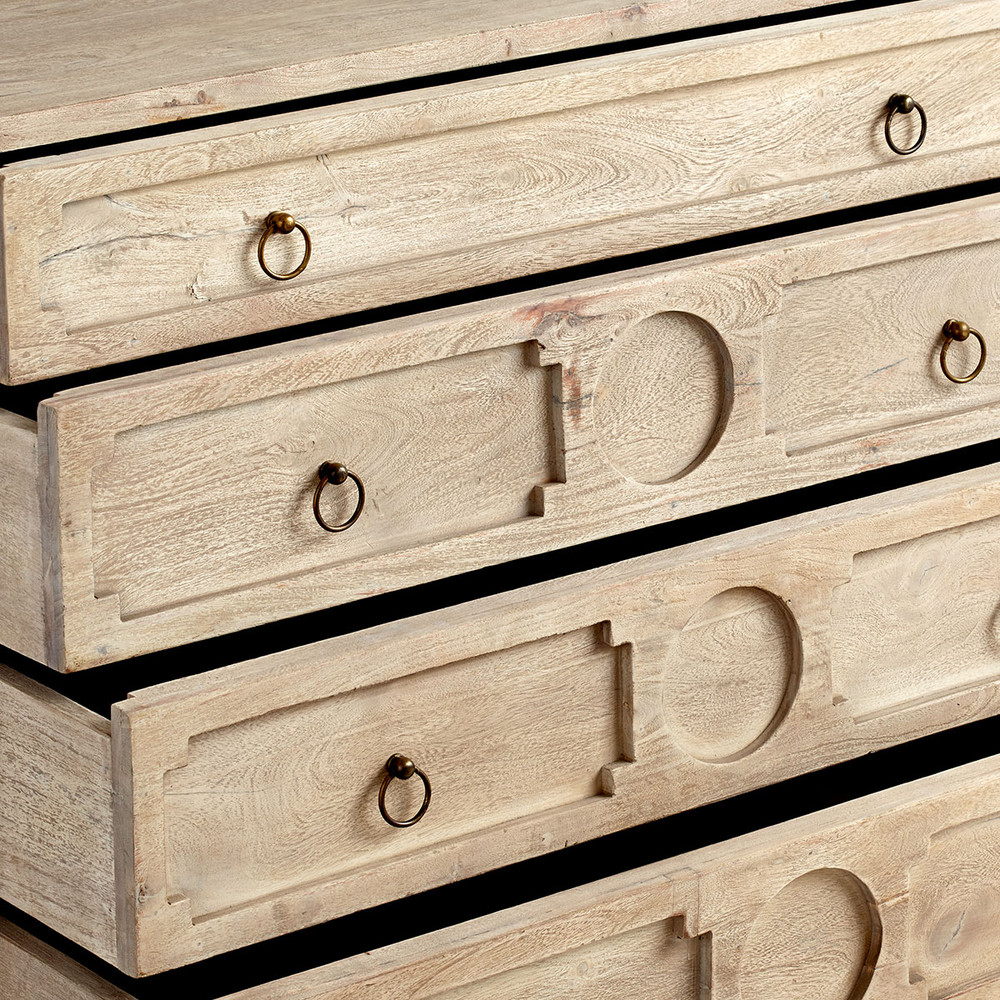 Grey Gustavian chest