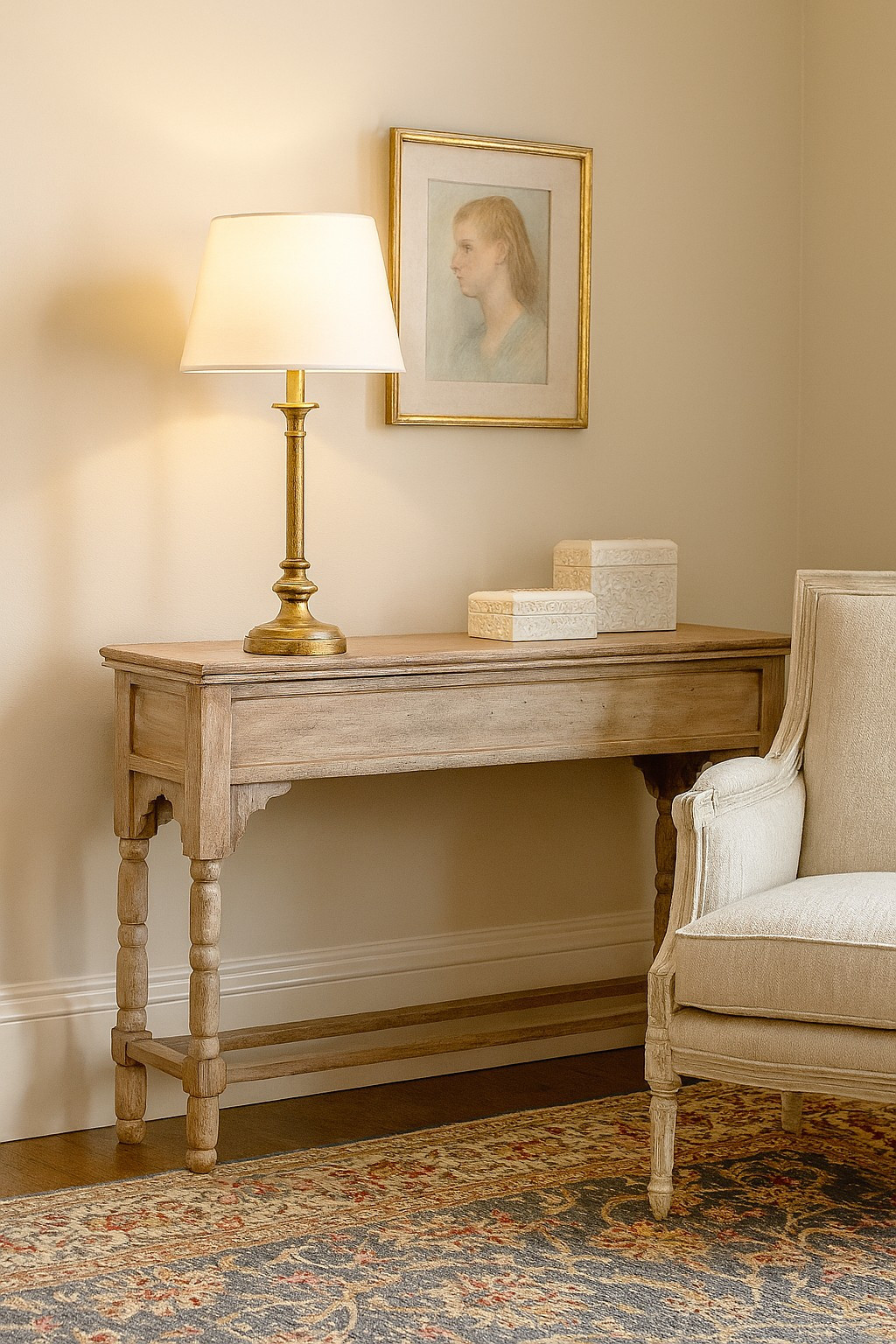 Moroccan sleek console