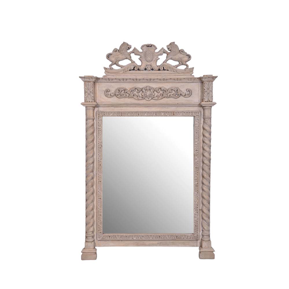 French carved mirror frame