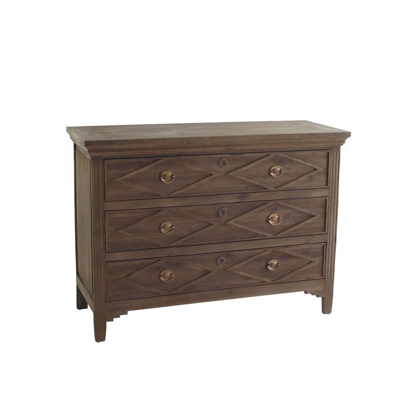 Cottage Diamond 6-Drawer Chest