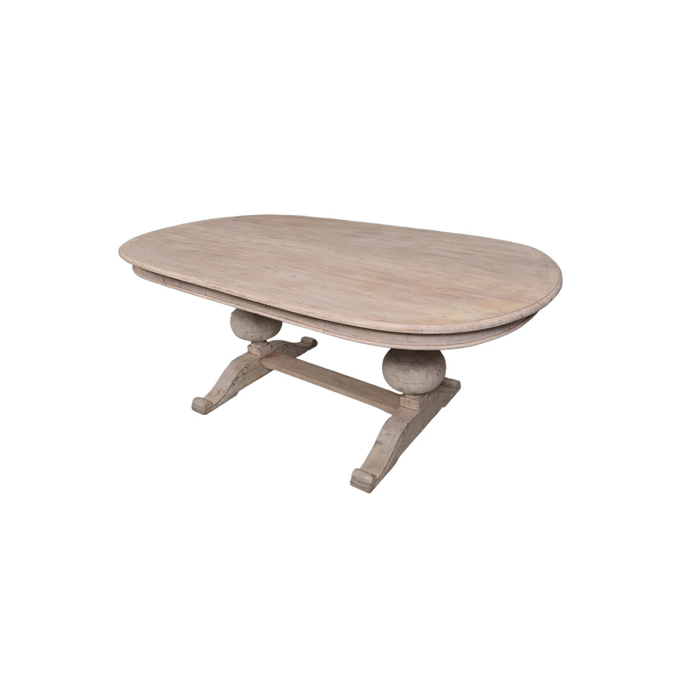 Fat baluster oval dining