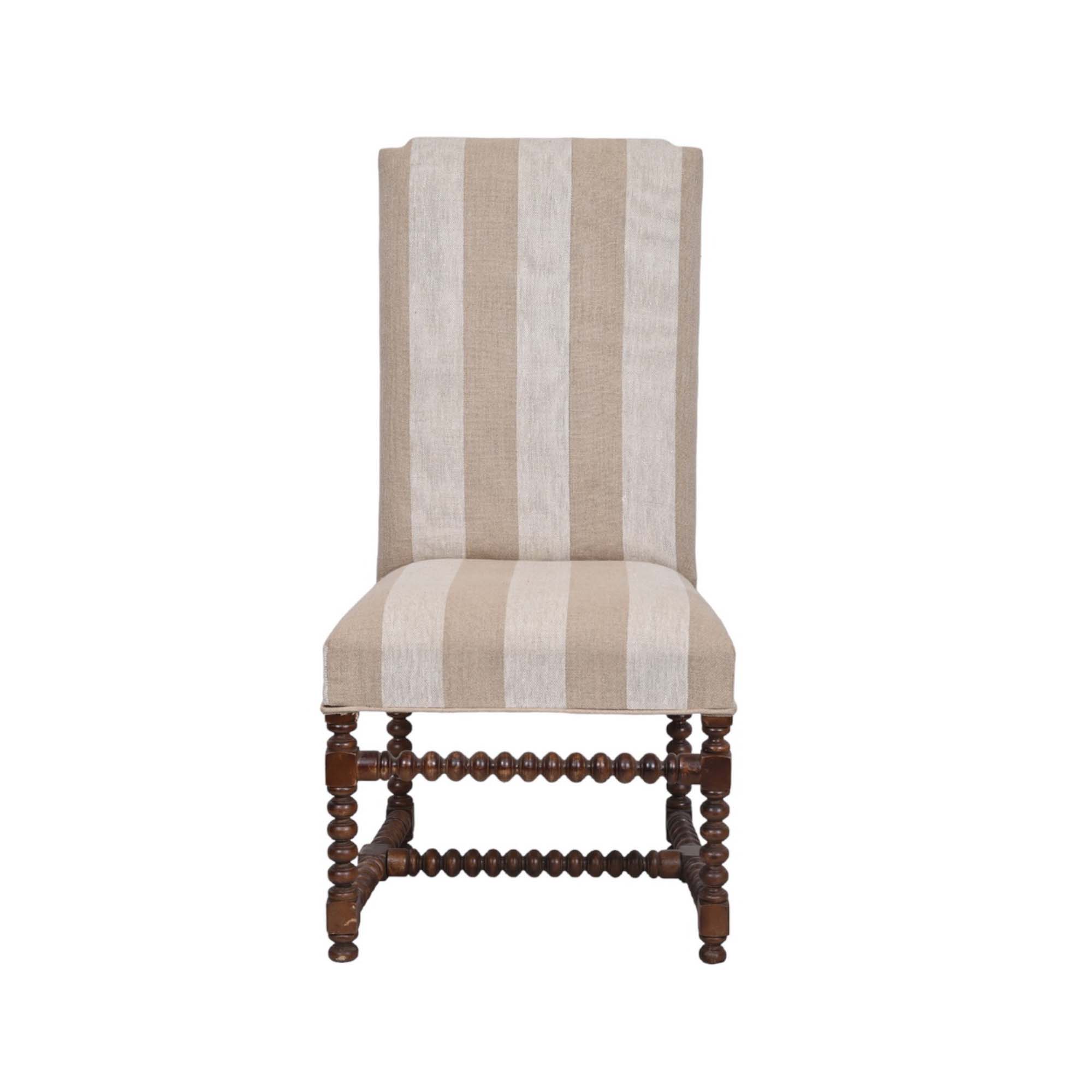Spiral leg Spanish dining chair