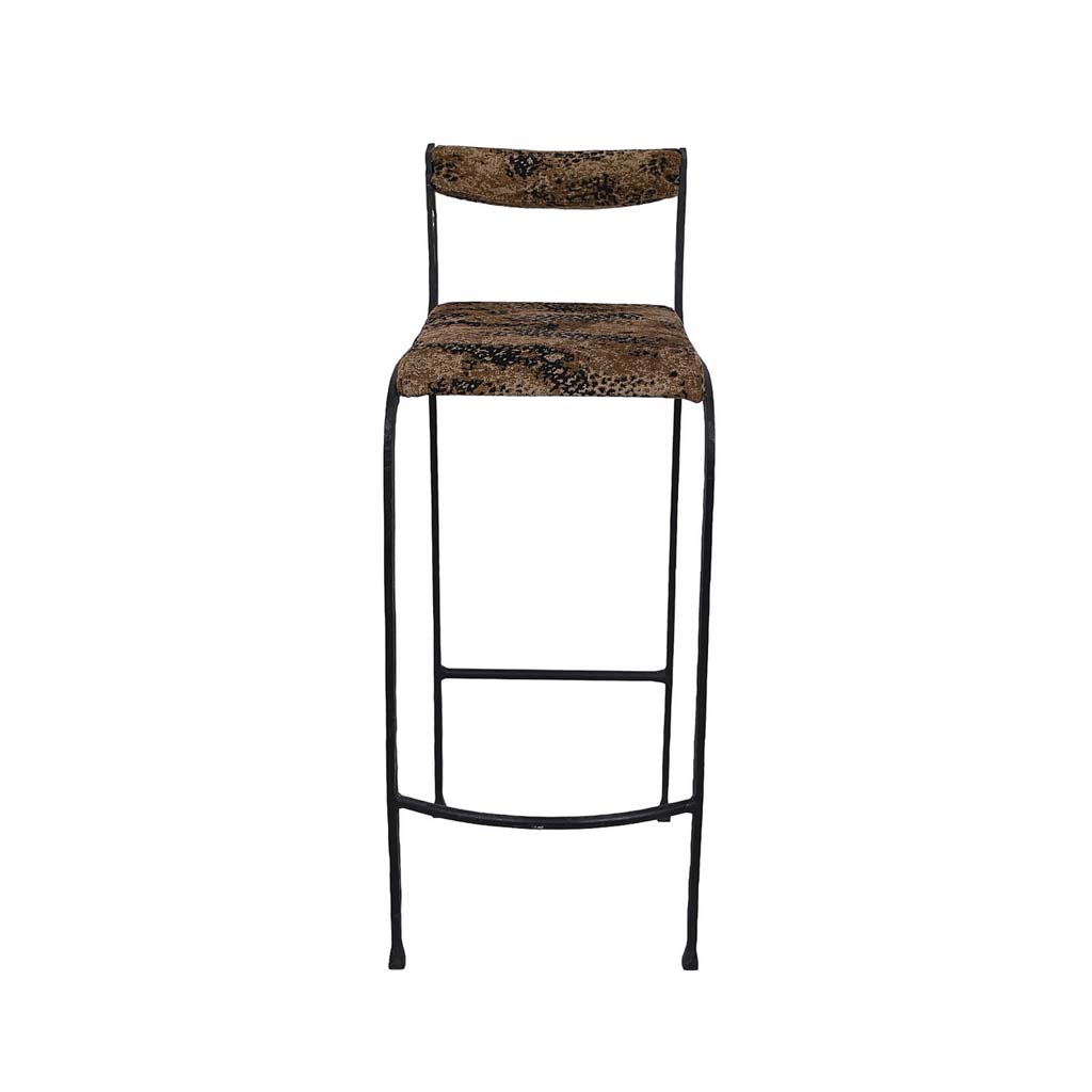 Iron bar stool