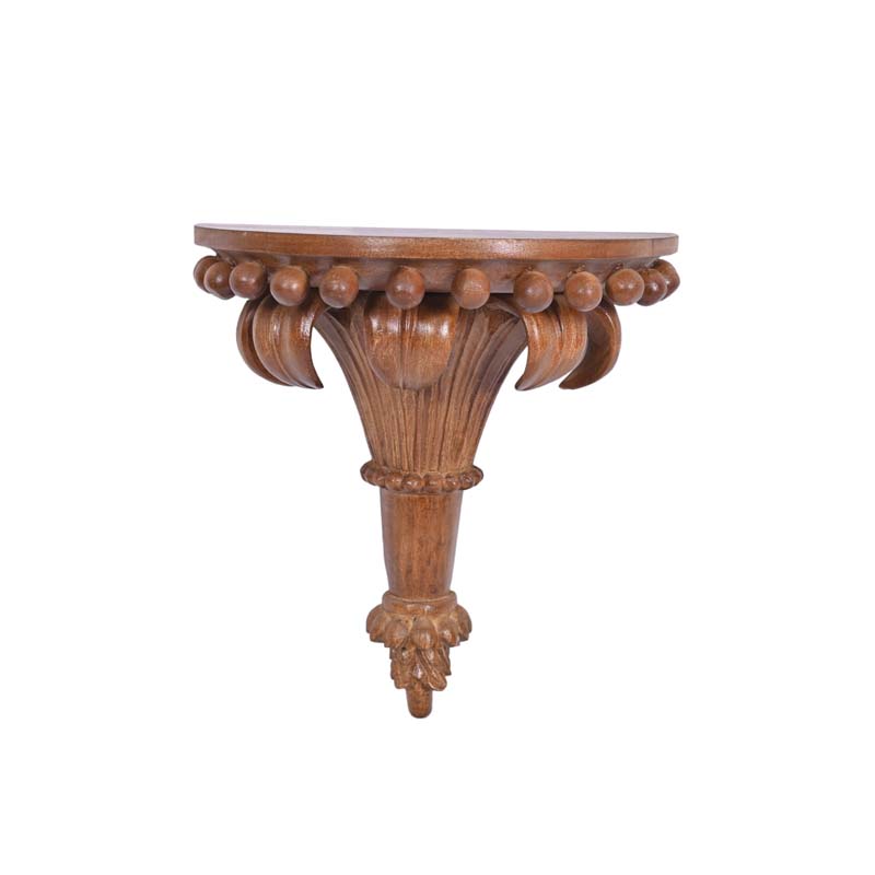 Wooden wall bracket