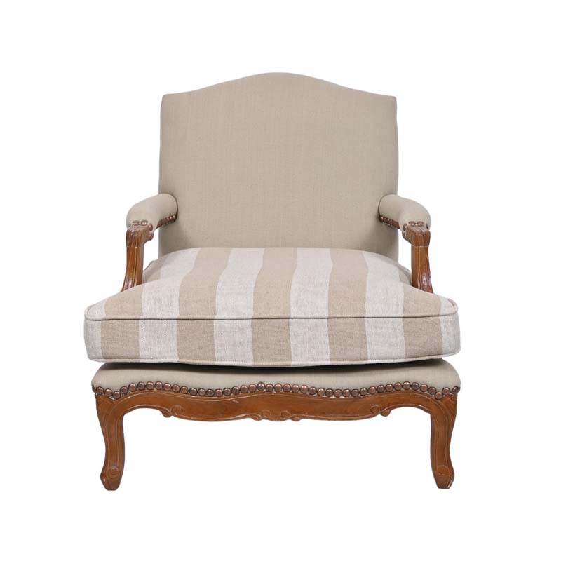 French regency style armchair- walnut