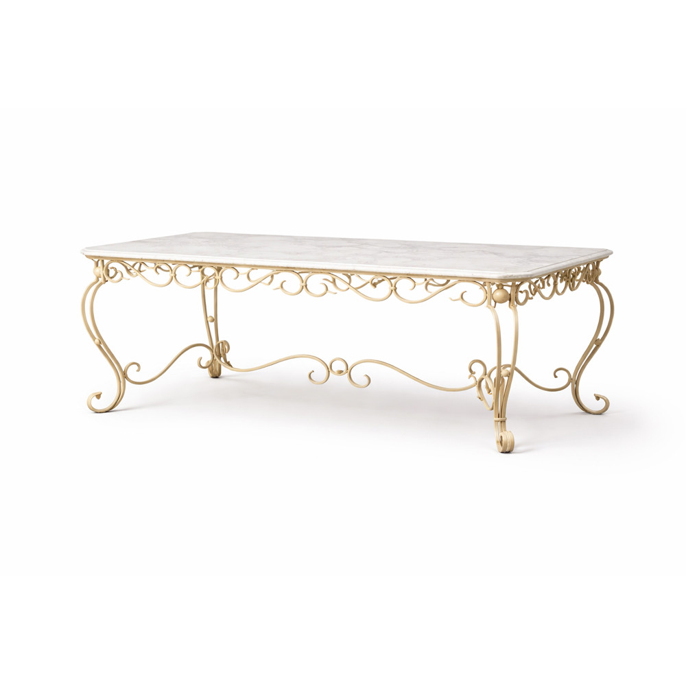 Image of La Roseraie Wrought Iron Dining table