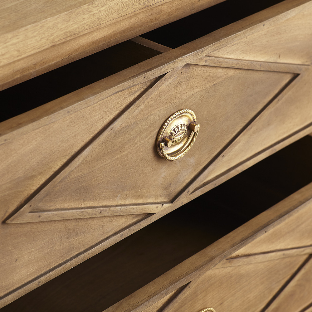 Cottage Diamond 6-Drawer Chest