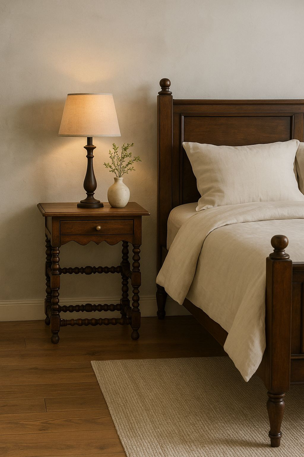 Bobbin side table