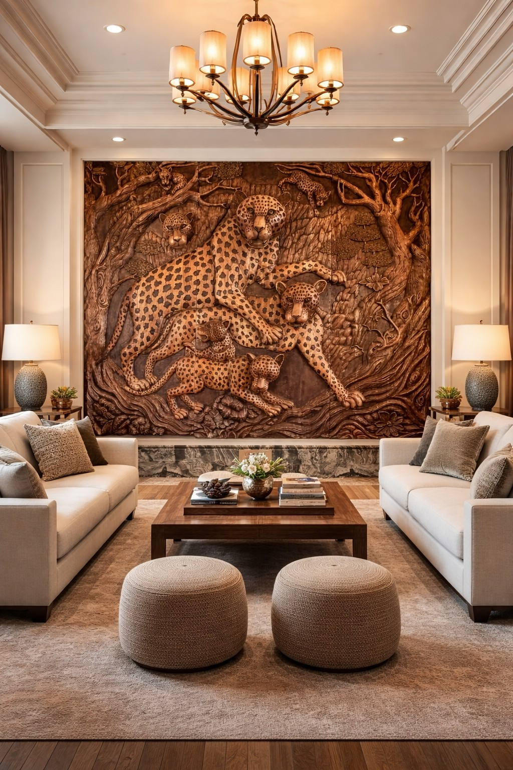 Safari Leopard Wall Mural