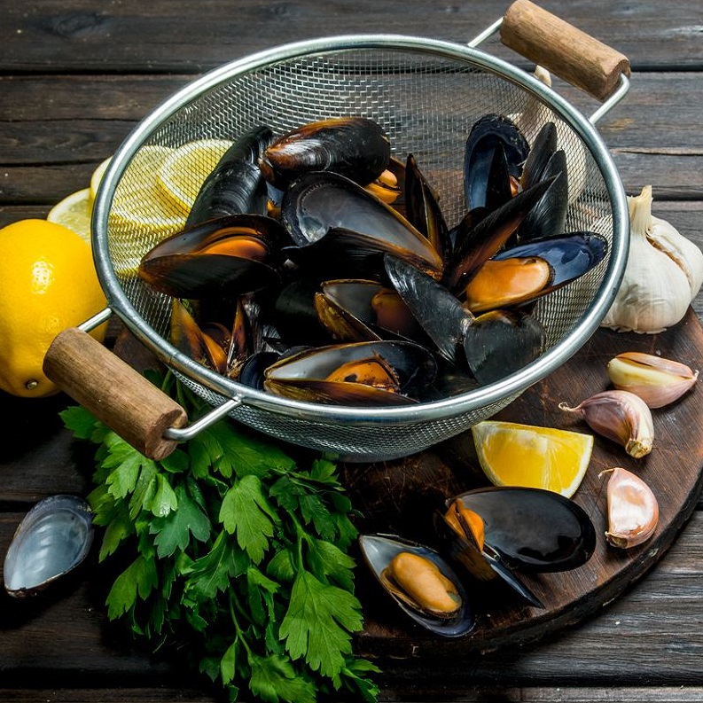 Cooked Mussels