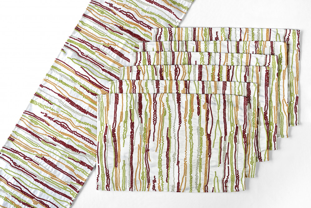 Image of Festival Strokes Table Linen Set