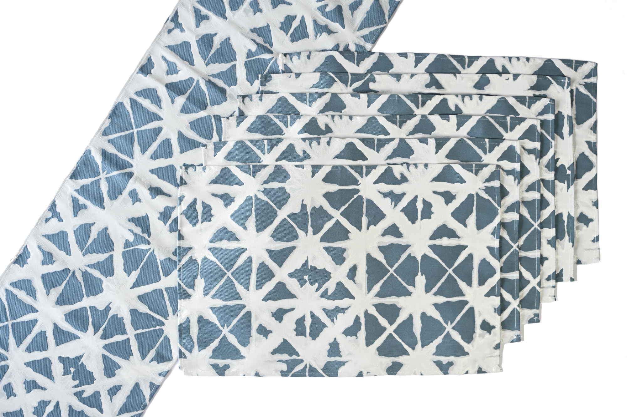 Nordic Shibori Table Linen Set