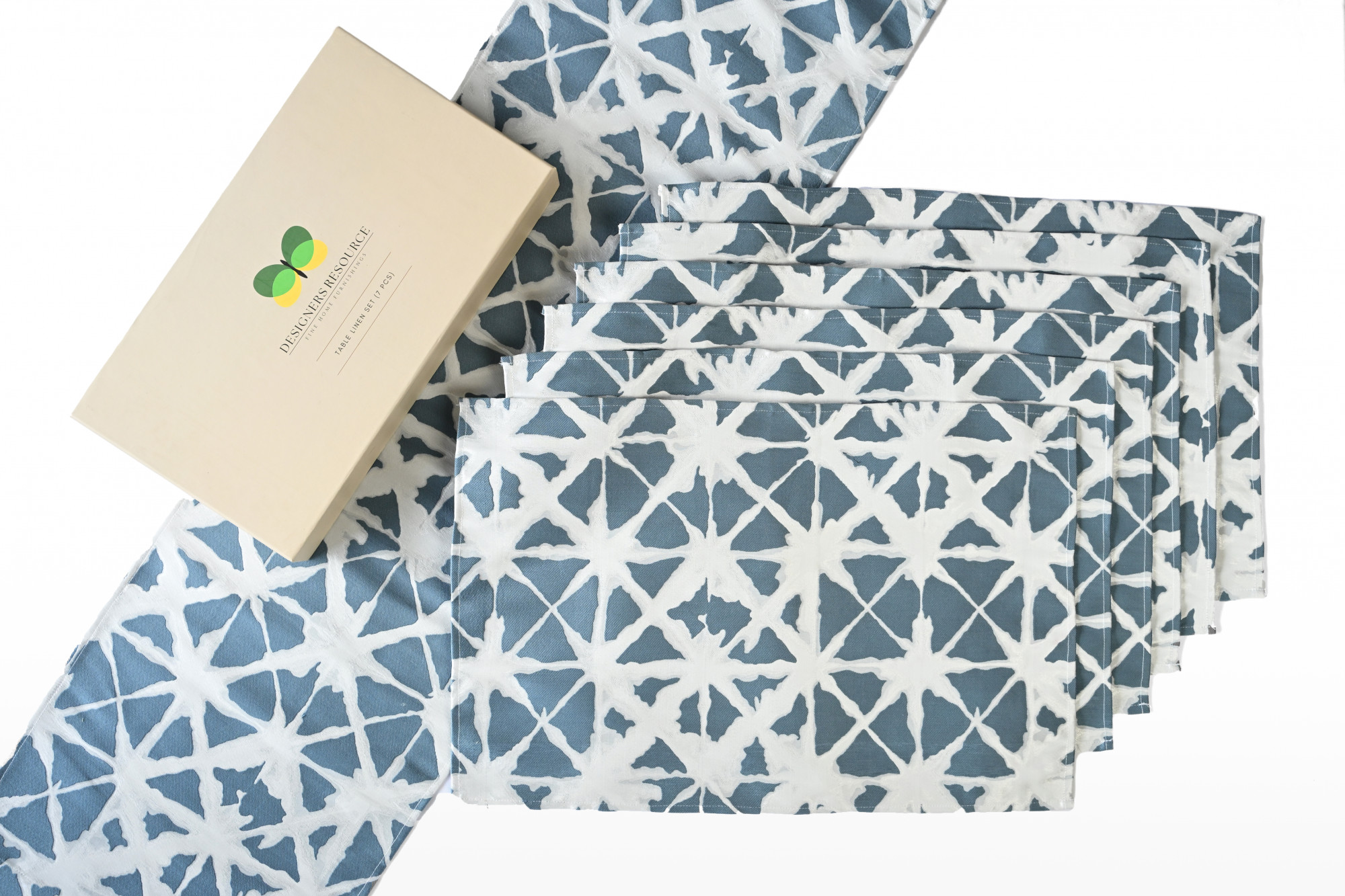 Nordic Shibori Table Linen Set