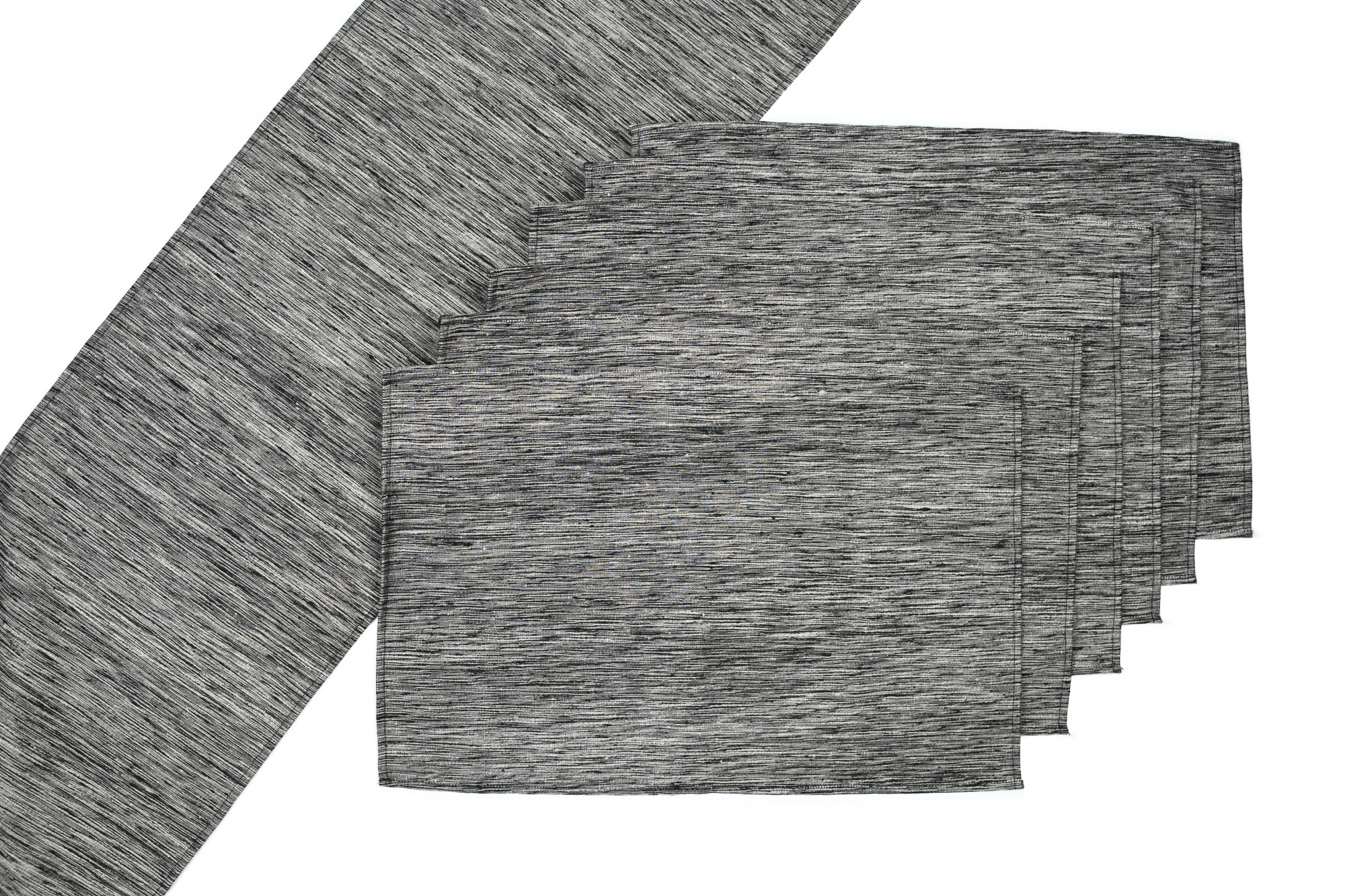 URBAN SLATE TABLE LINEN SET