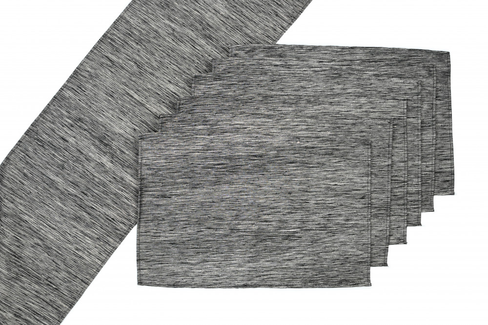 Image of URBAN SLATE TABLE LINEN SET