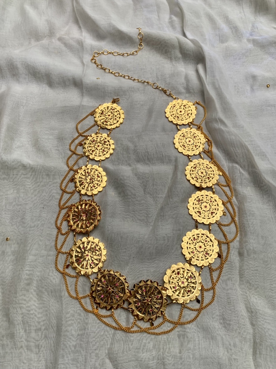 Kinza Handmade Silver Kamarband