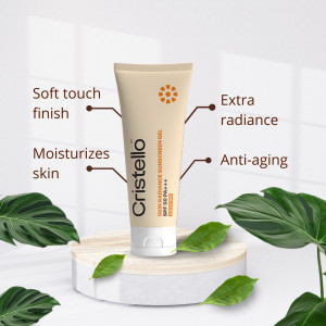 Image of Cristello Skin Radiance Sunscreen Gel 50g For Oily Skin