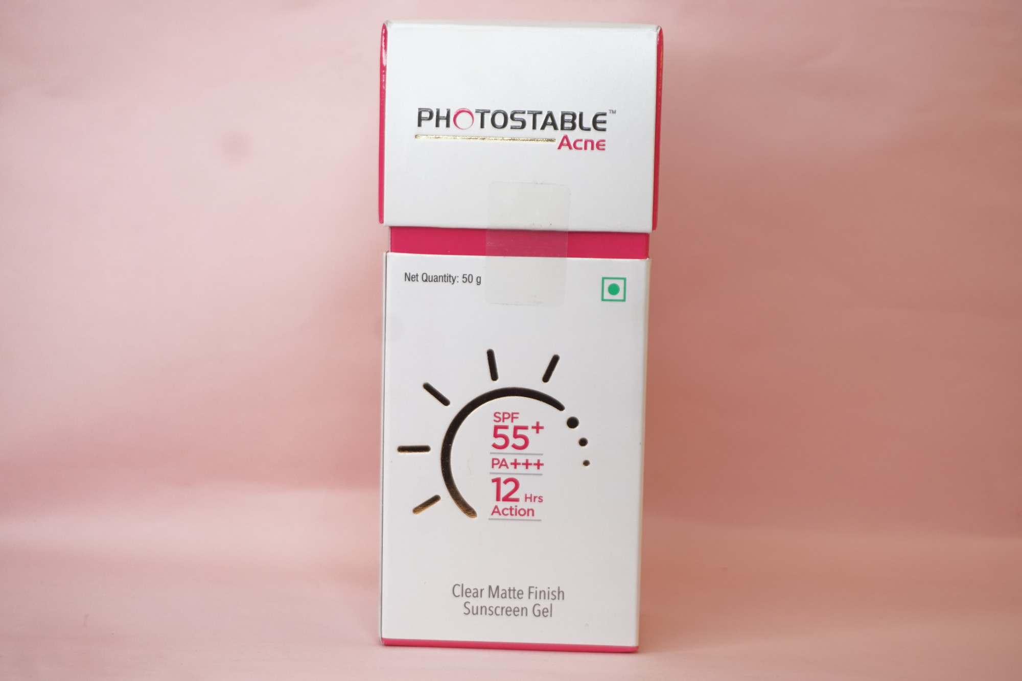 Photostable Acne Sunscreen gel