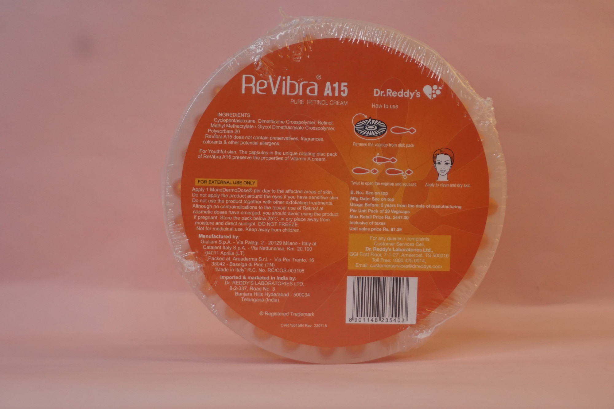 Revibra A15 capsule